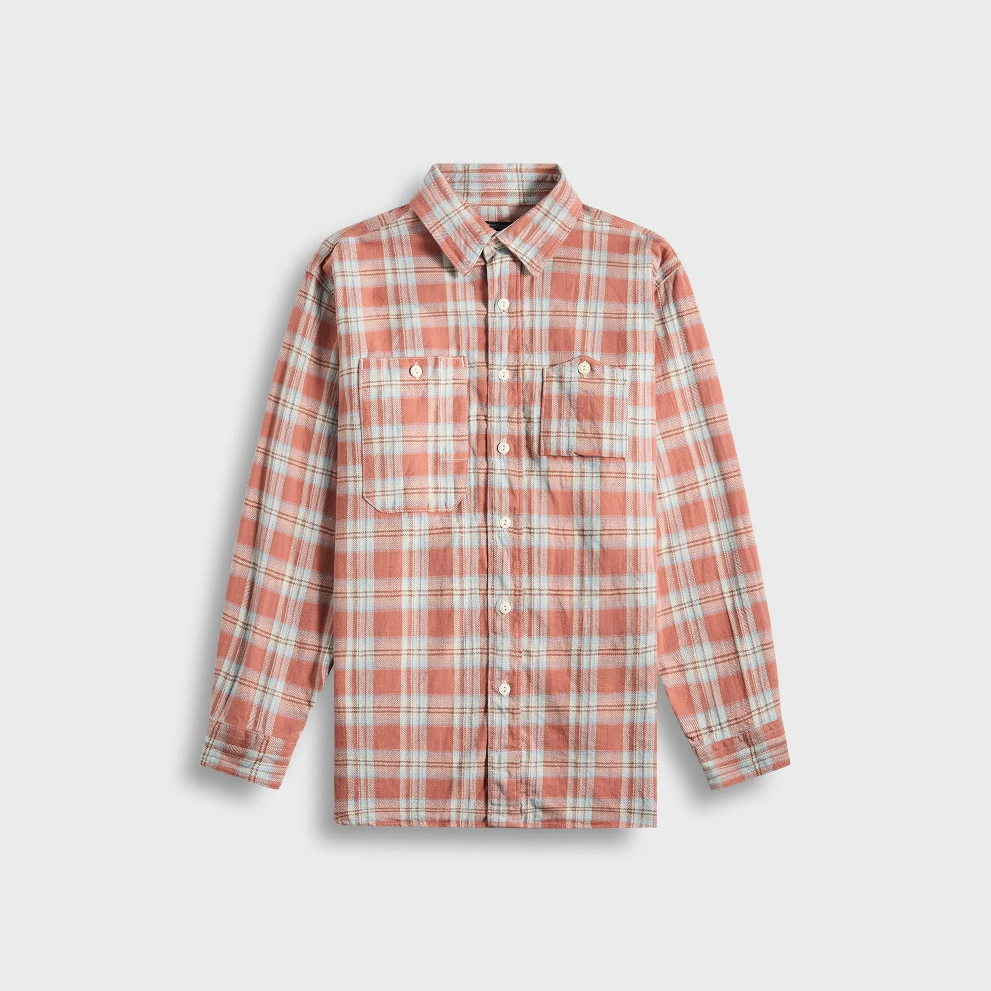 Engineered Garments Work Plaid Jacquard Shirt - Pink sold by Kith