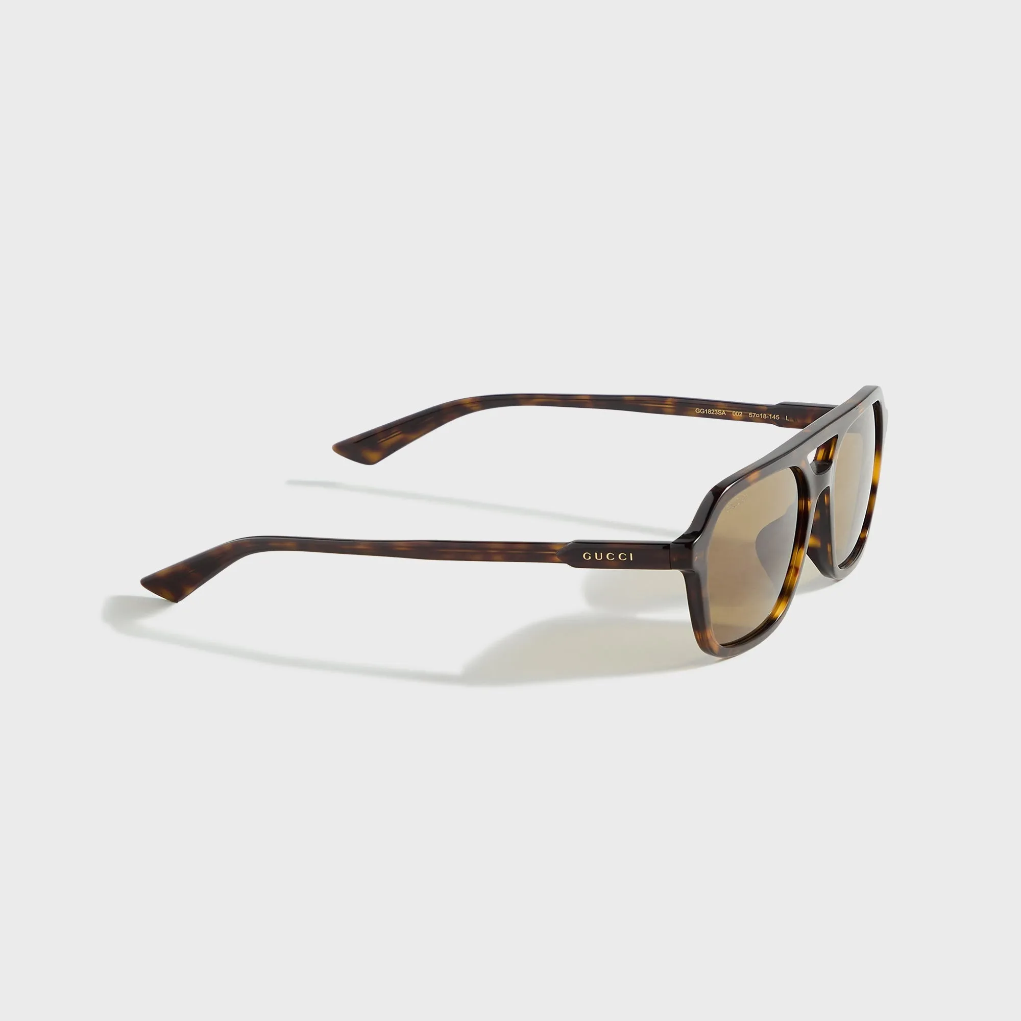 Gucci Rectangle Sunglasses - Havana / Marrone sold by Kith product image thumbnail 2