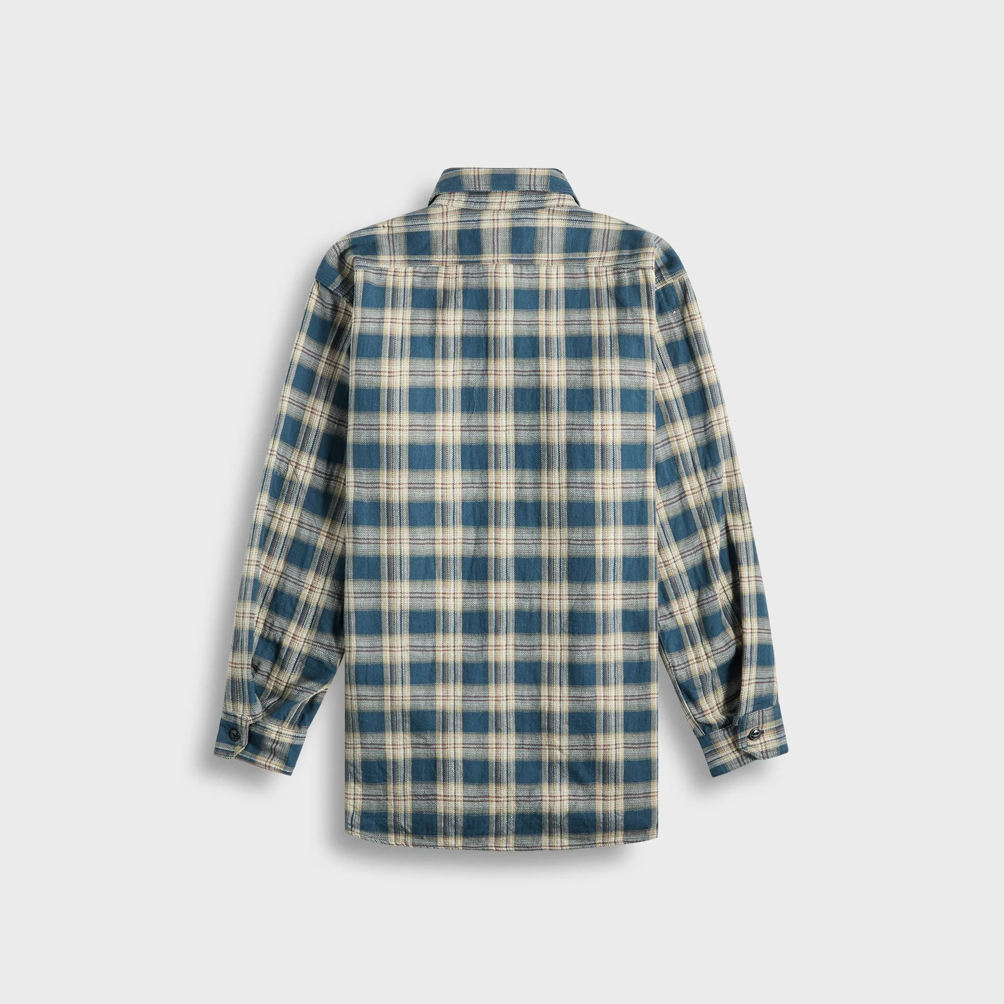 Engineered Garments Work Plaid Jacquard Shirt - Navy sold by Kith product image thumbnail 2