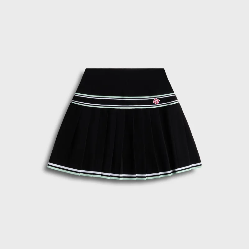 Casablanca Viscose Skirt - Black sold by Kith
