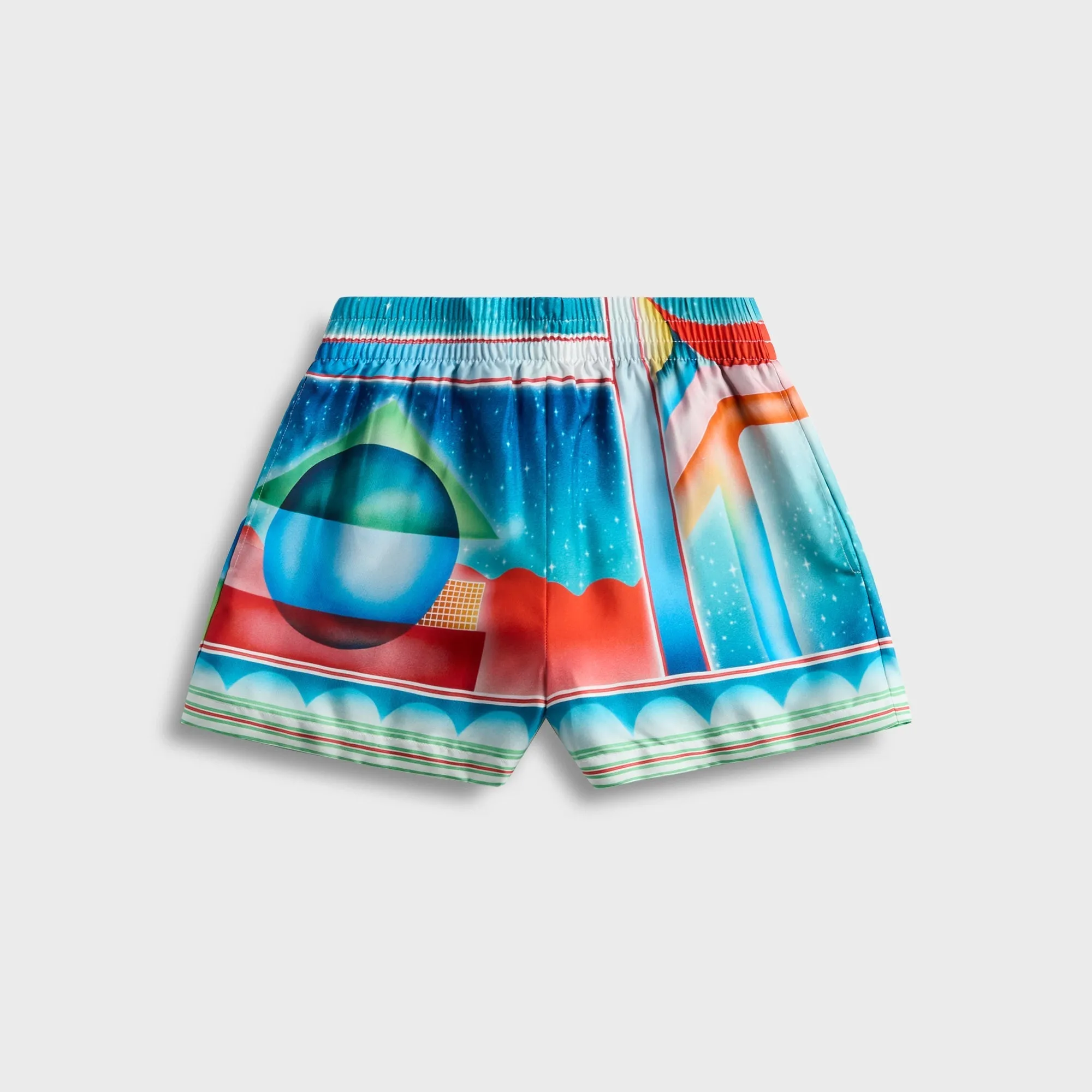 Casablanca Silk Shorts - Galaxy Court sold by Kith