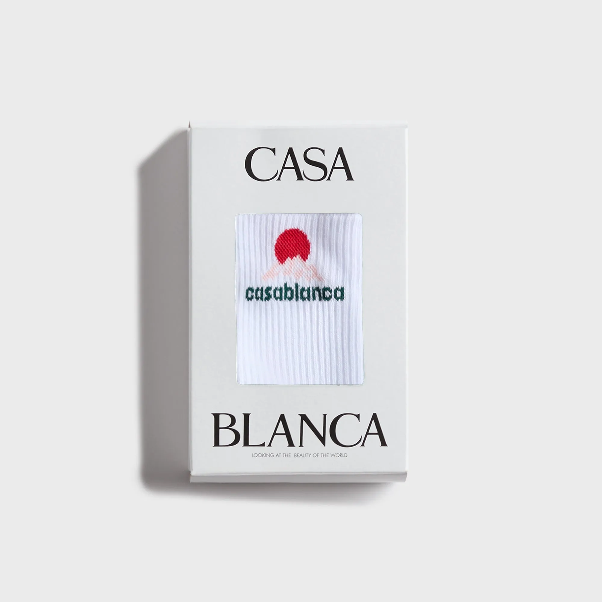 Casablanca Printed Sports Socks Montagne - White sold by Kith product image thumbnail 2