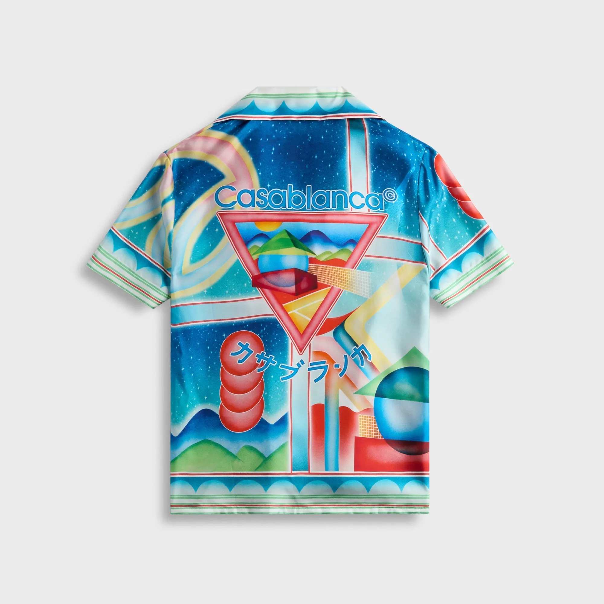 Casablanca Cuban Collar Short Sleeve Shirt - Galaxy Court sold by Kith product image thumbnail 2