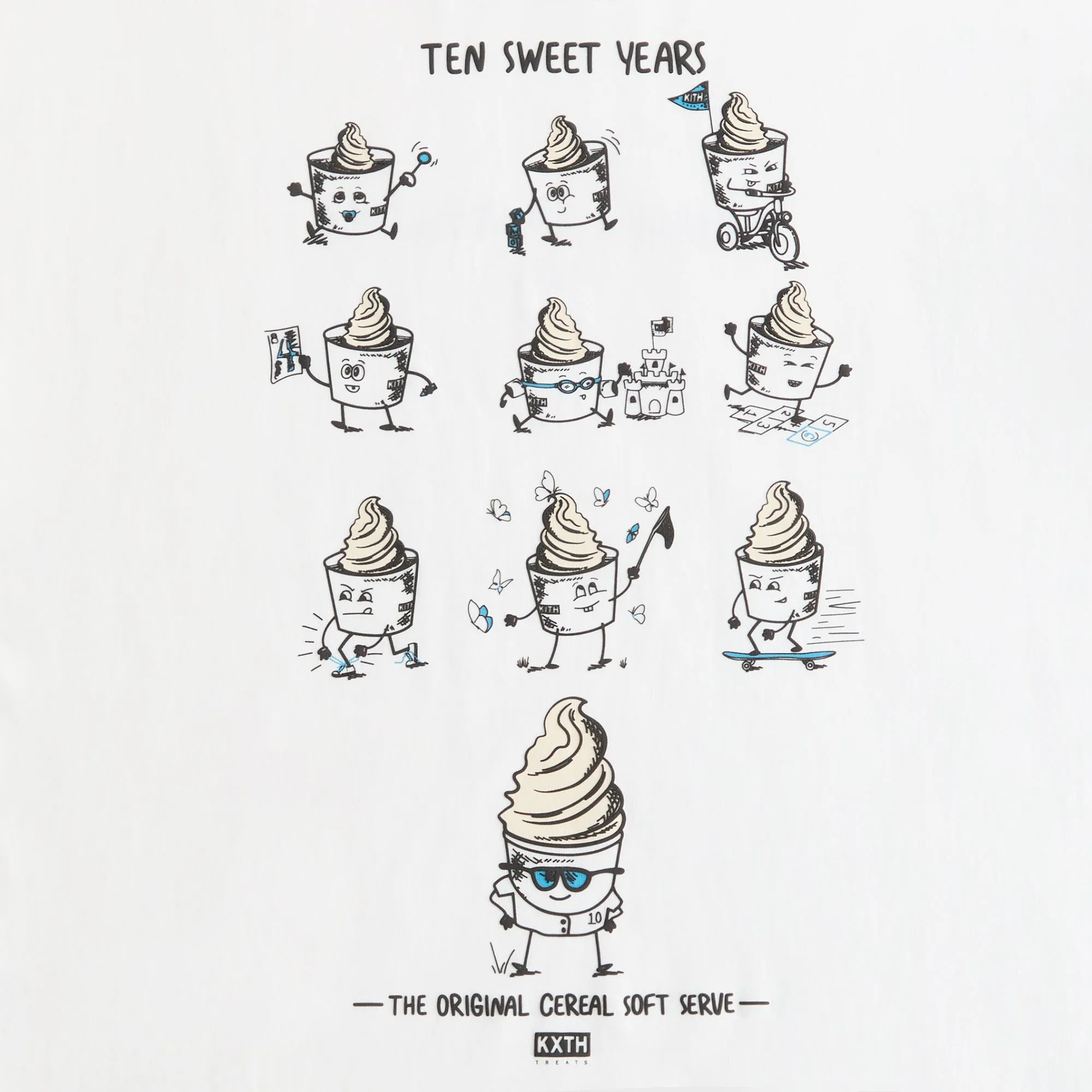 Kith Treats 10 Years Tee - White sold by Kith product image thumbnail 4