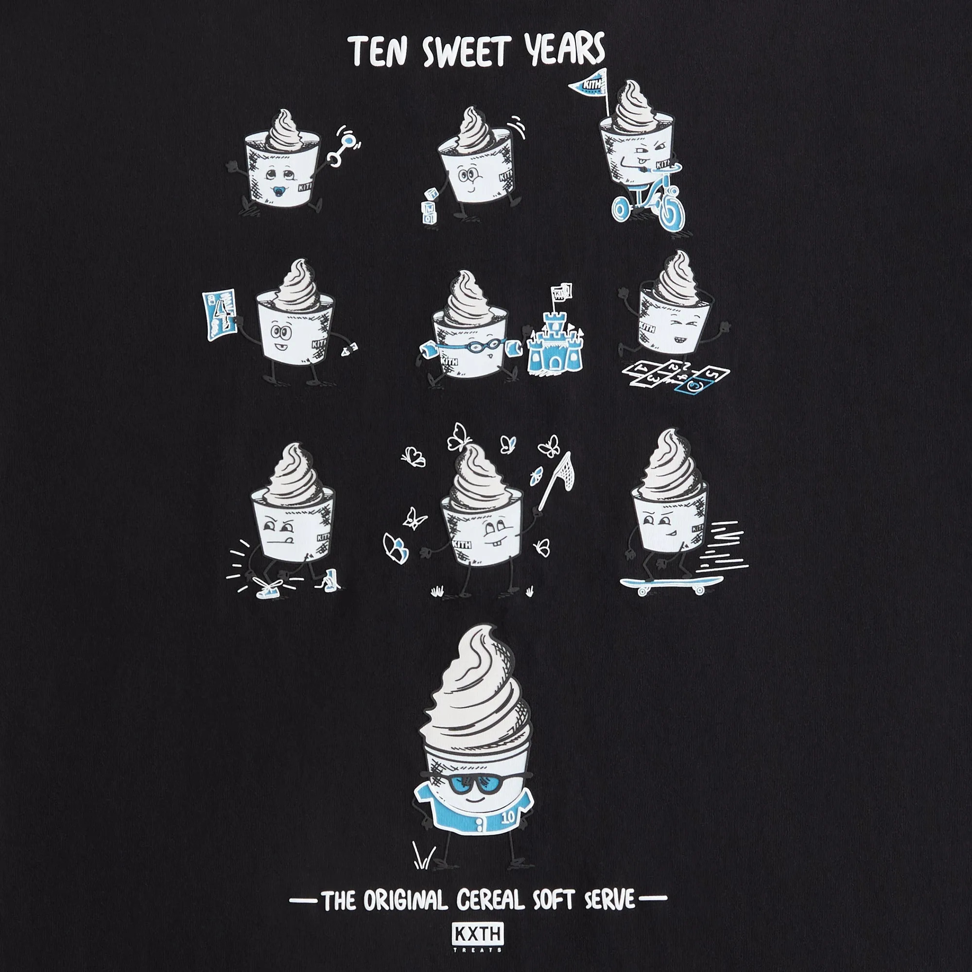 Kith Treats 10 Years Tee - Black sold by Kith product image thumbnail 4