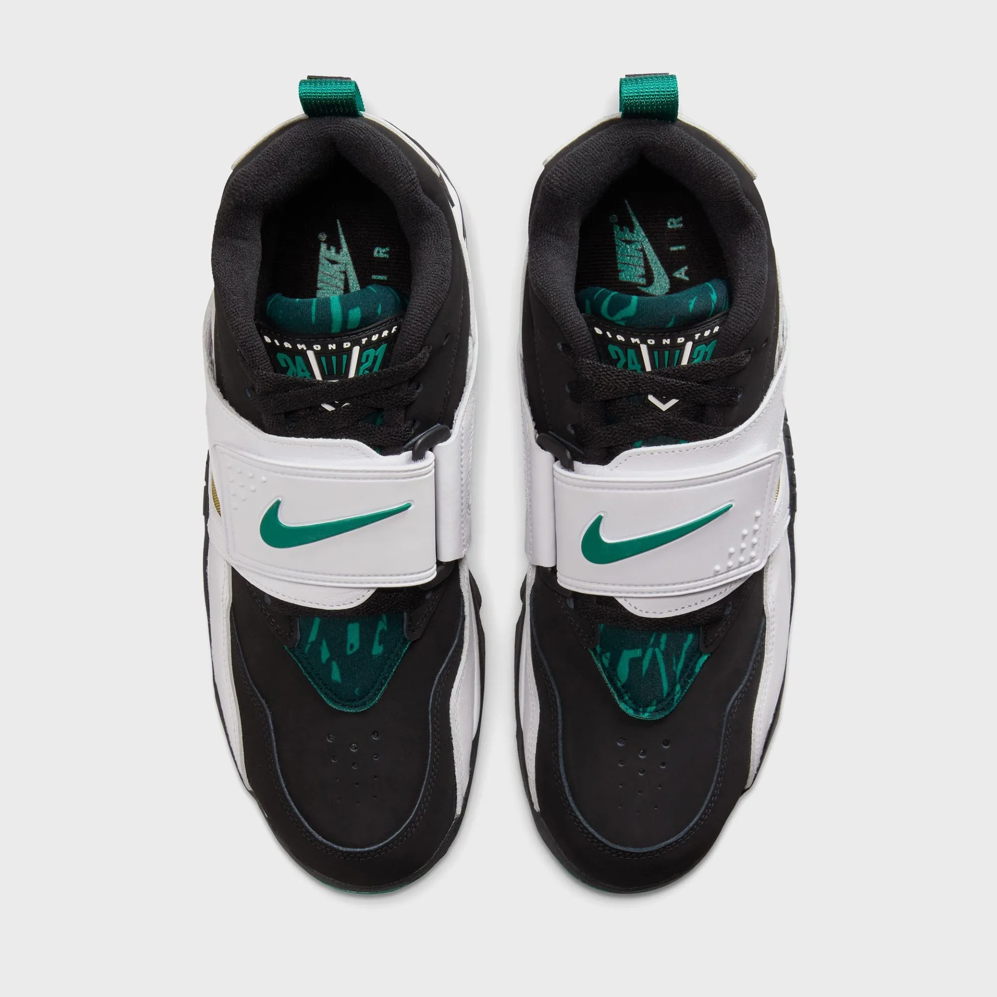 Nike Air Diamond Turf 93 - Black / Mystic Green / White / Golden Tussah sold by Kith product image thumbnail 4