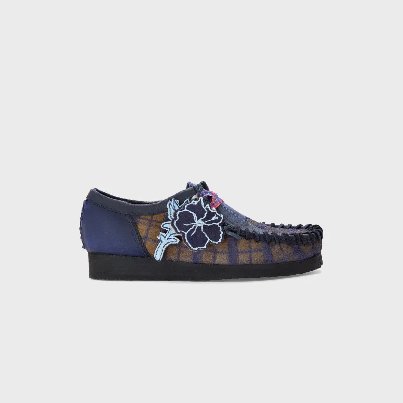 Clarks x Nicholas Daley Wallabee - Navy Combi sold by Kith