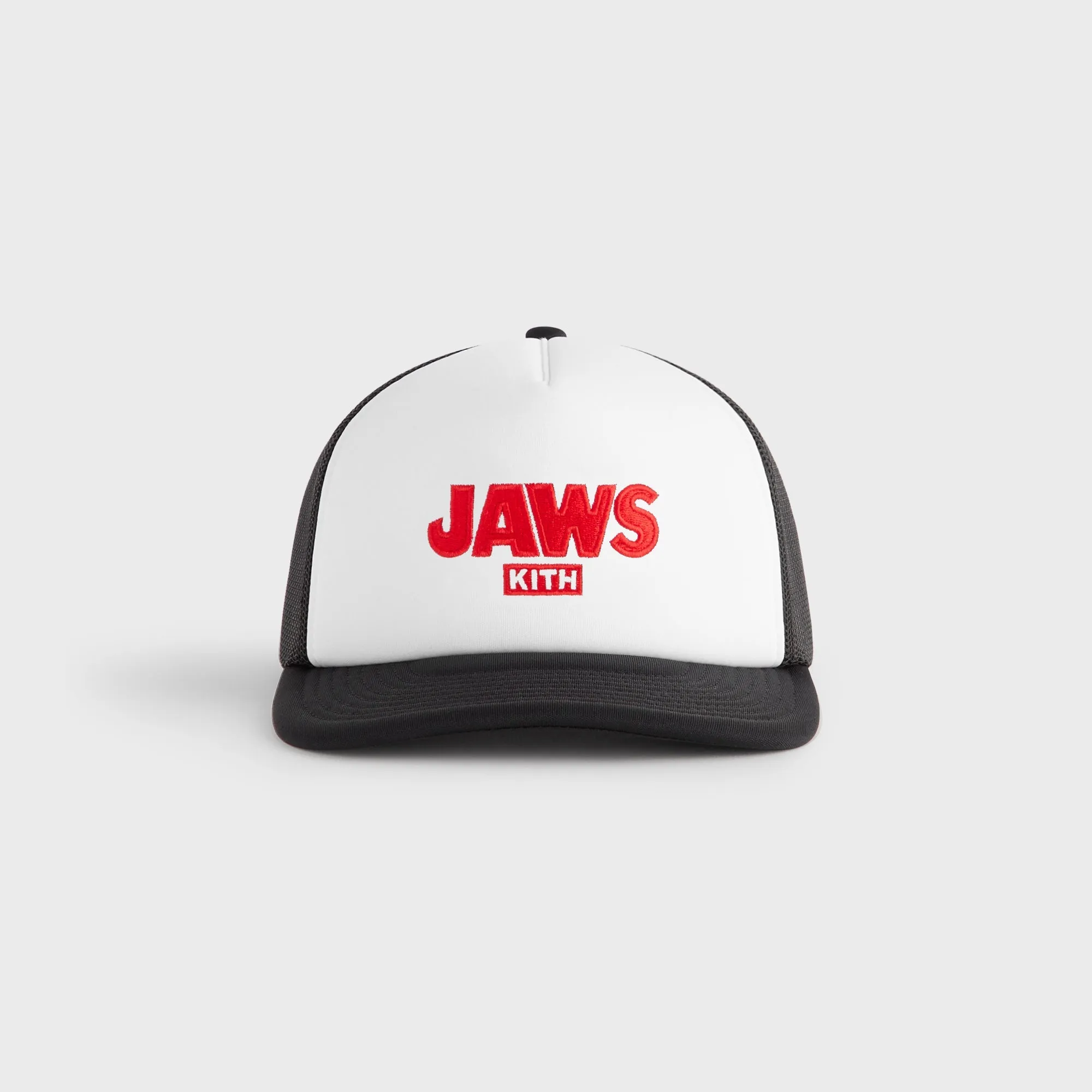 Kith for JAWS Ripple Poly Foam Nolan Trucker Hat - Black sold by Kith