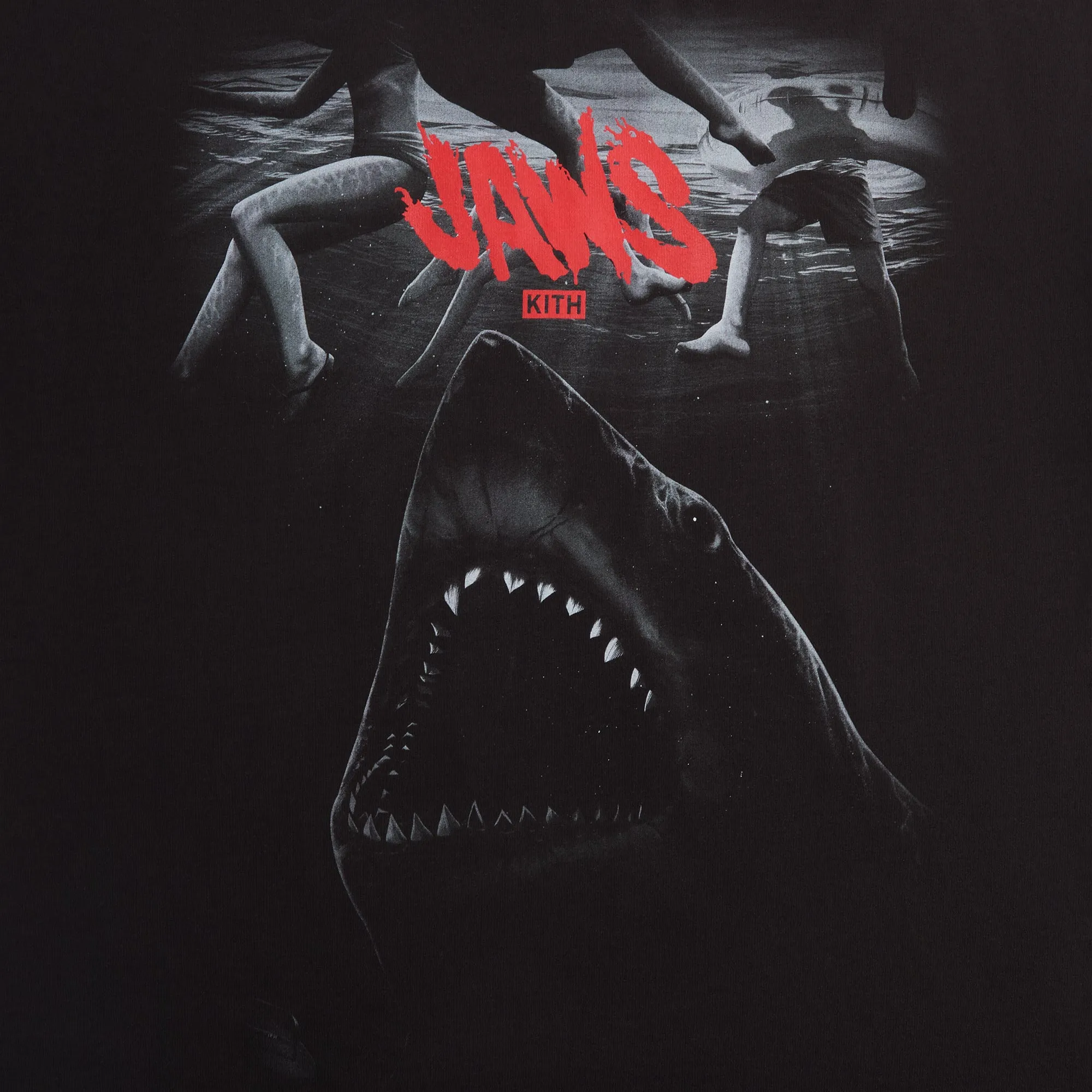 Kith for JAWS Underwater Vintage Tee - Black sold by Kith product image thumbnail 3