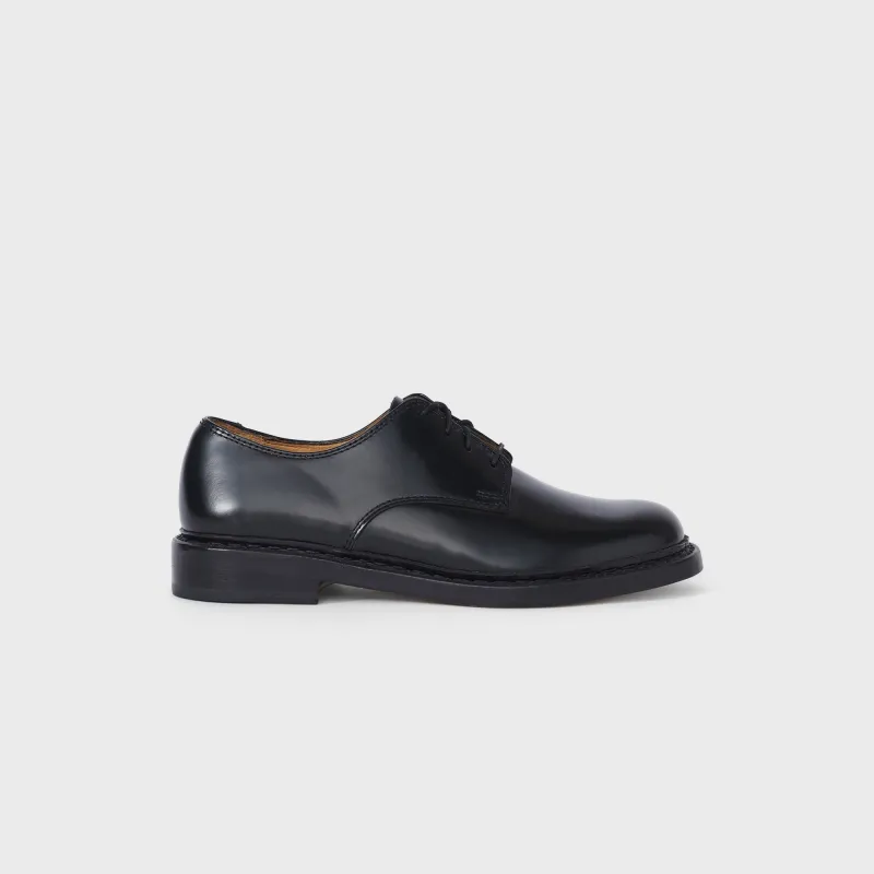Our Legacy Uniform Parade Derby - Black Leather sold by Kith