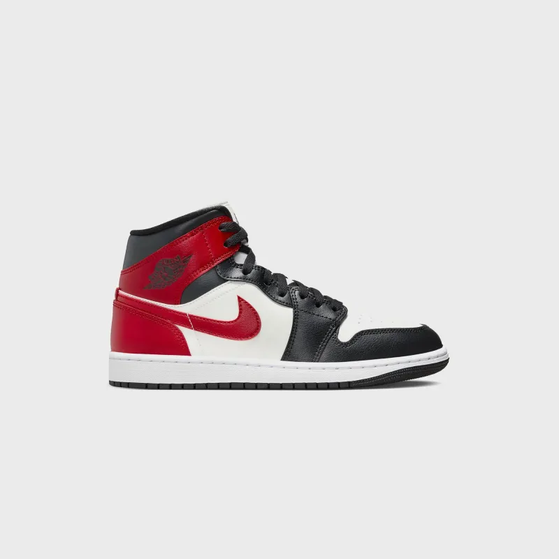 Jordan Air Jordan 1 Mid - Sail / Gym Red / Off Noir / White sold by Kith