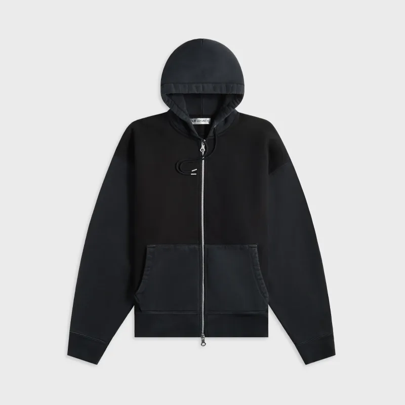 Our Legacy Rascal Hood - Pigment Black sold by Kith