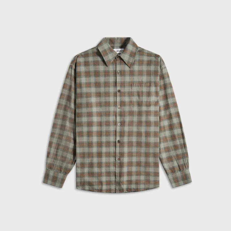 Our Legacy Borrowed Shirt - Iowa Flannel Check sold by Kith