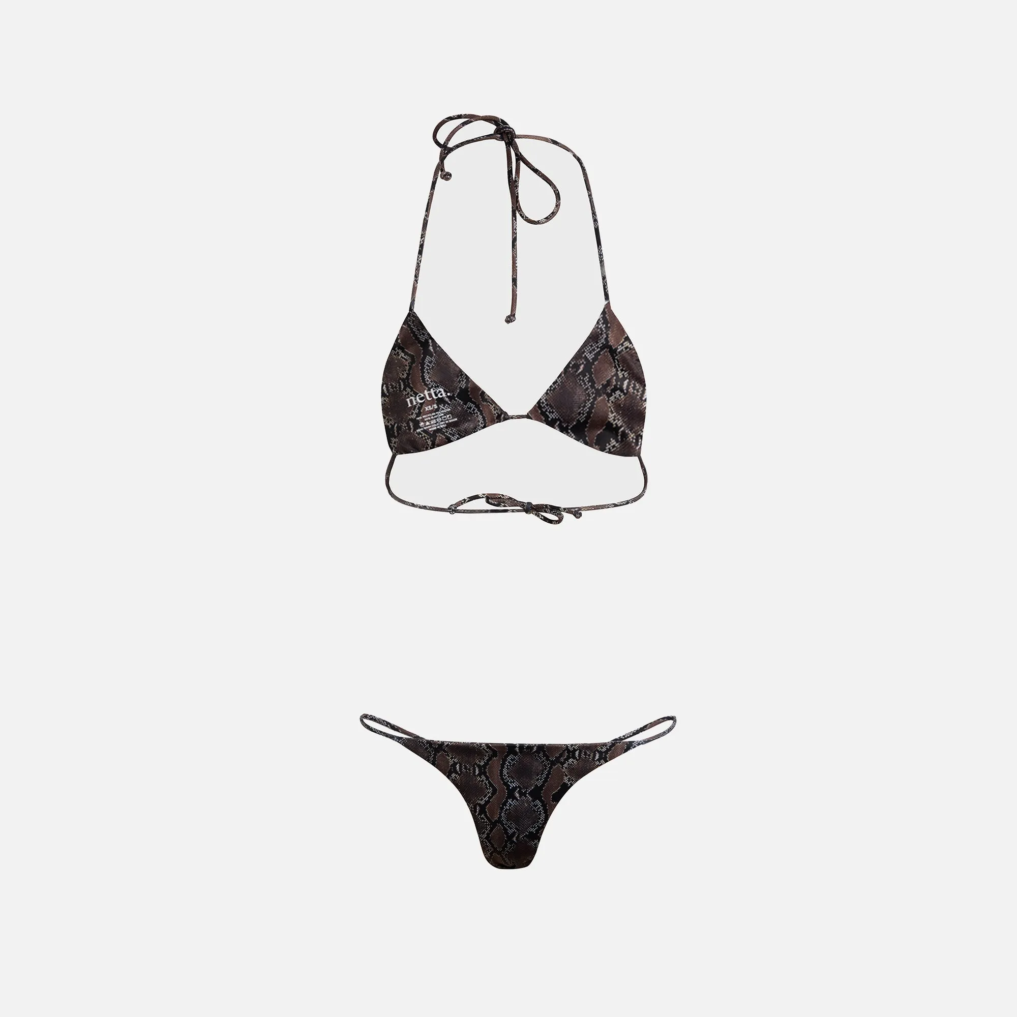 Netta Giza Bikini - Python sold by Kith product image thumbnail 2