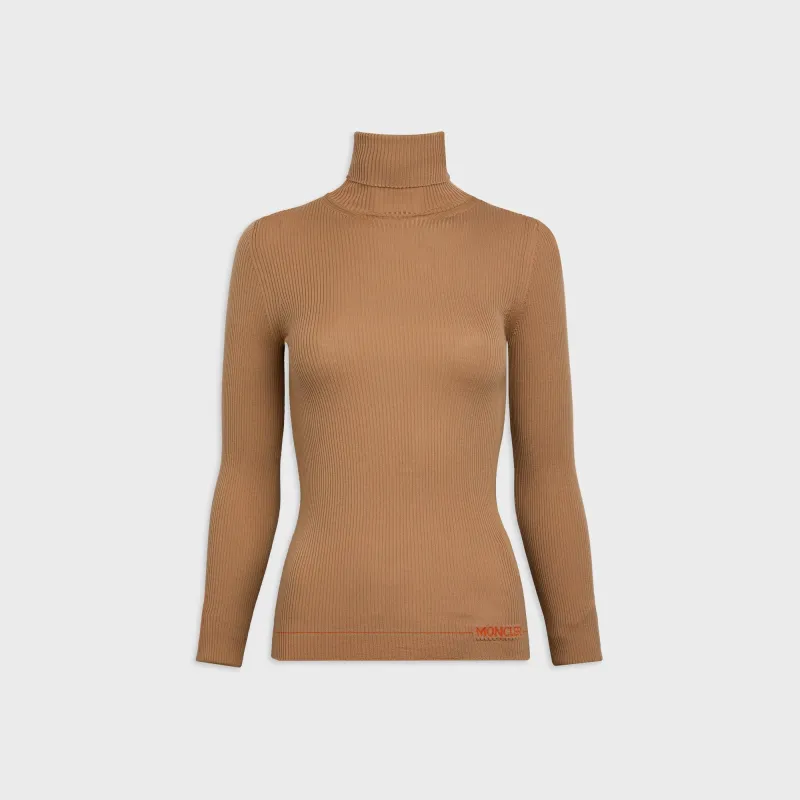 Moncler Turtleneck Sweater - Tan sold by Kith