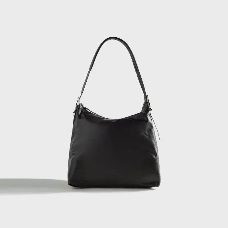 Lemaire Belted Hobo Bag - Dark Chocolate sold by Kith