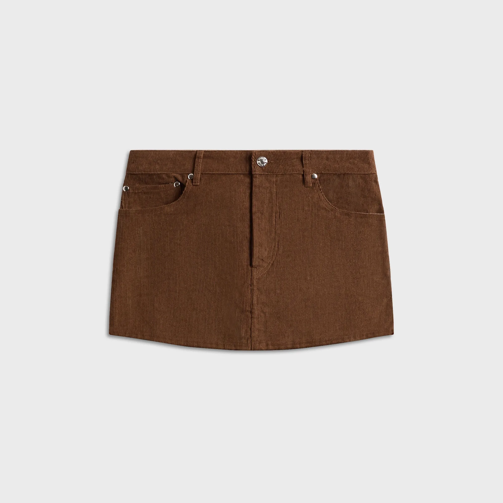 EB Denim Cherry Mini Skirt - Chocolate Corduroy sold by Kith