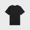 Casablanca Montagne White Snow Printed Tee - Black sold by Kith