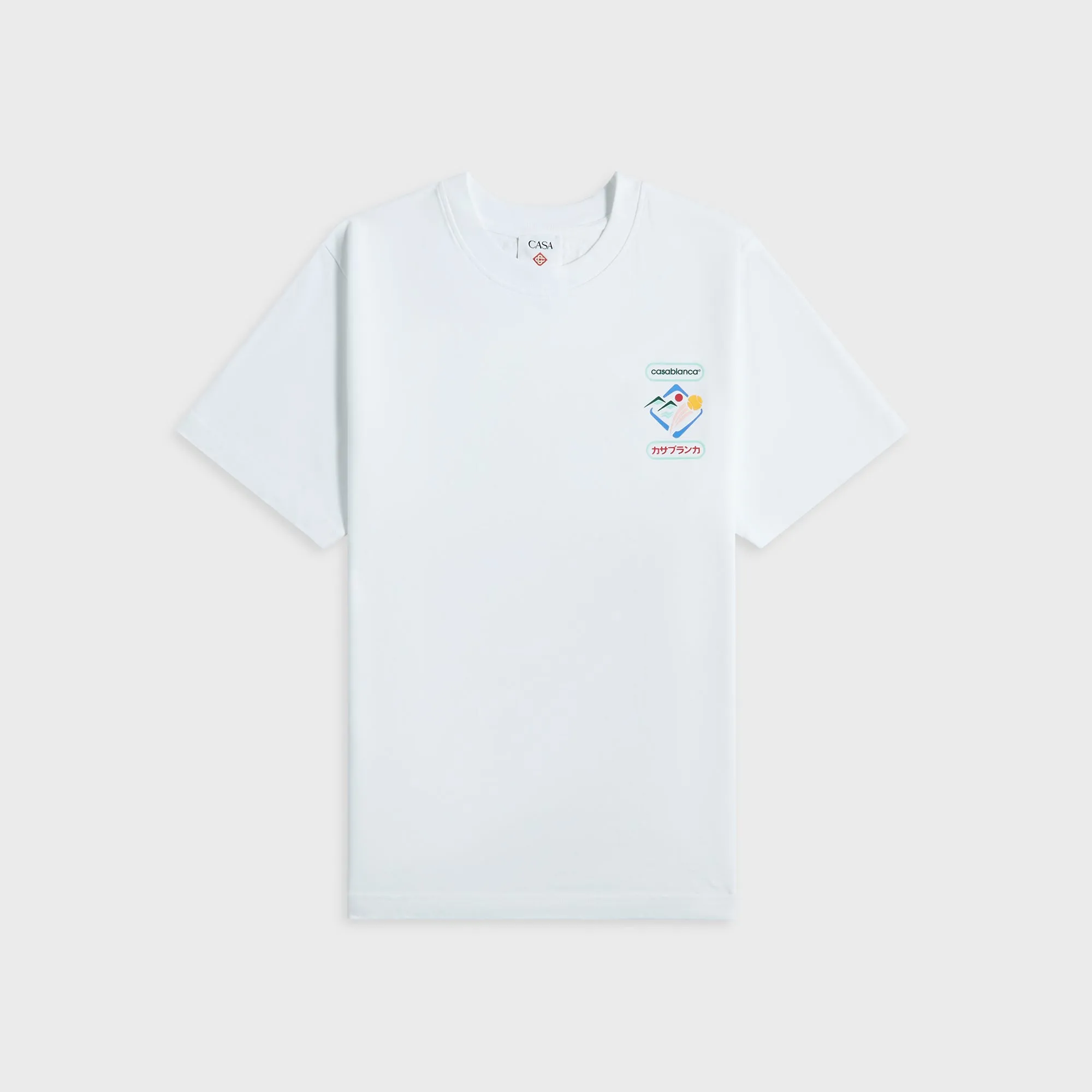 Casablanca Montagne Sportif Oversized Tee - White sold by Kith