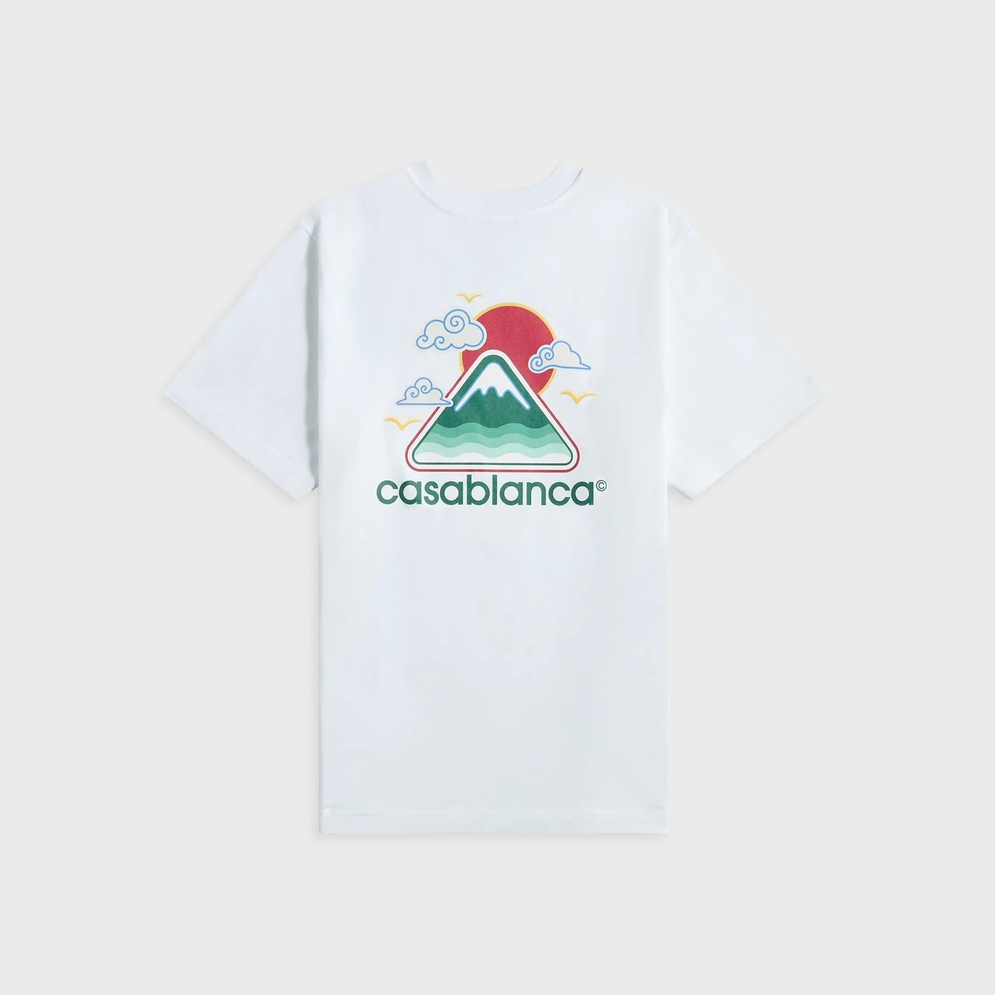 Casablanca Montagne Ondulée Screen Printed Tee - White sold by Kith product image thumbnail 2
