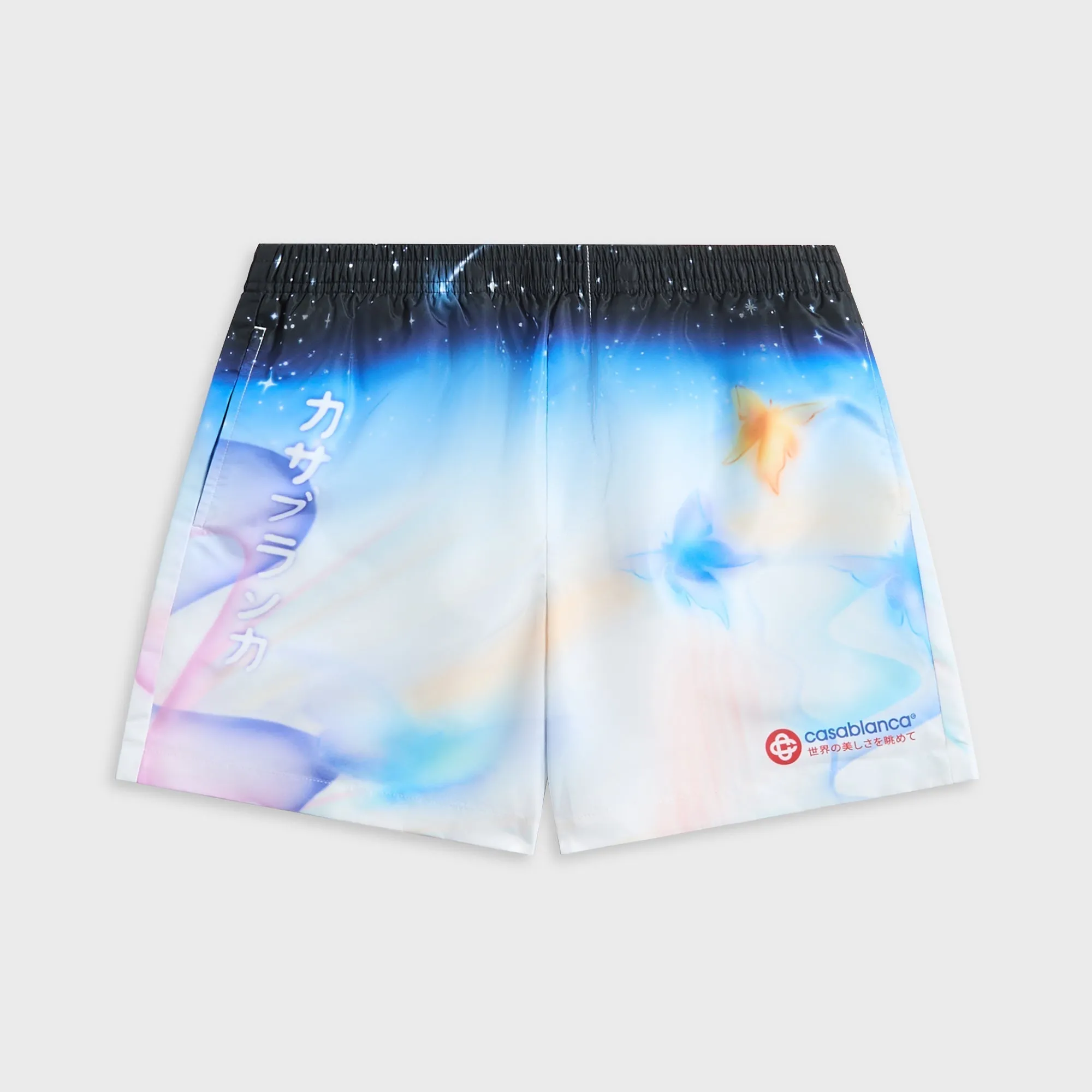 Casablanca Galactic Connection Printed Swim Shorts - Multicolour sold by Kith