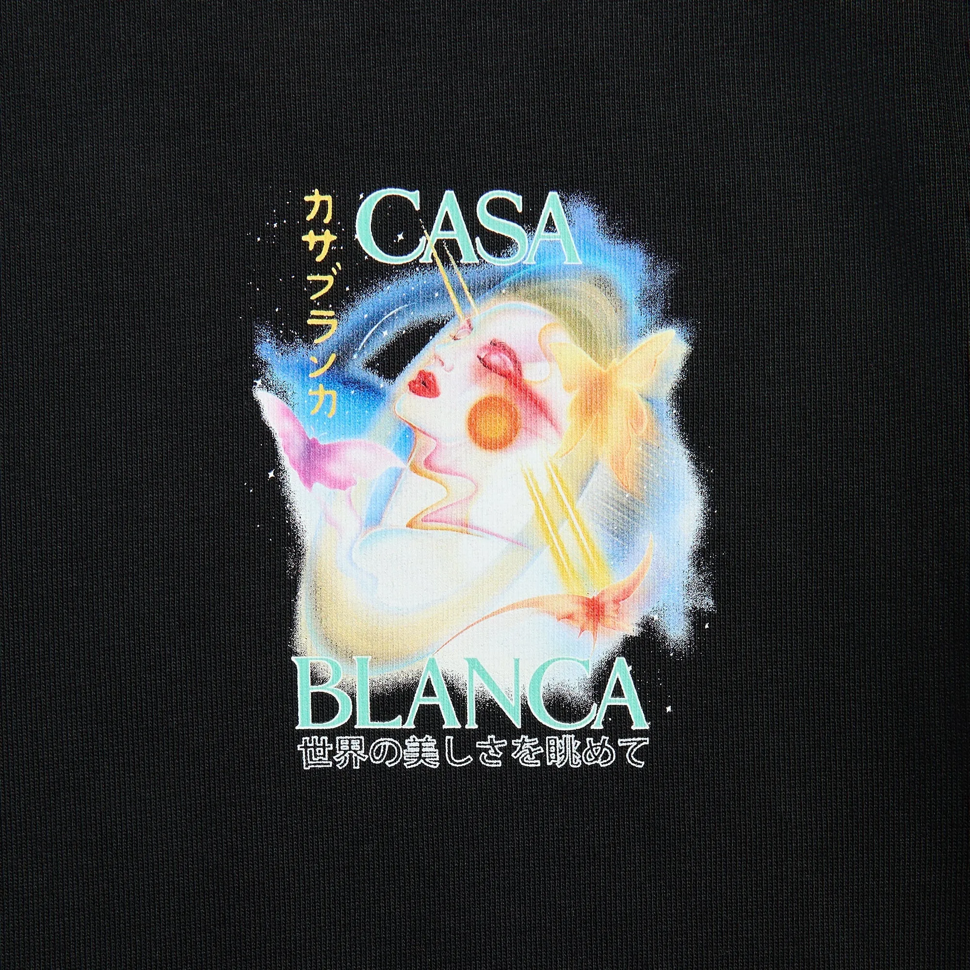 Casablanca Galactic Connection Printed Oversized Tee - Black sold by Kith product image thumbnail 3