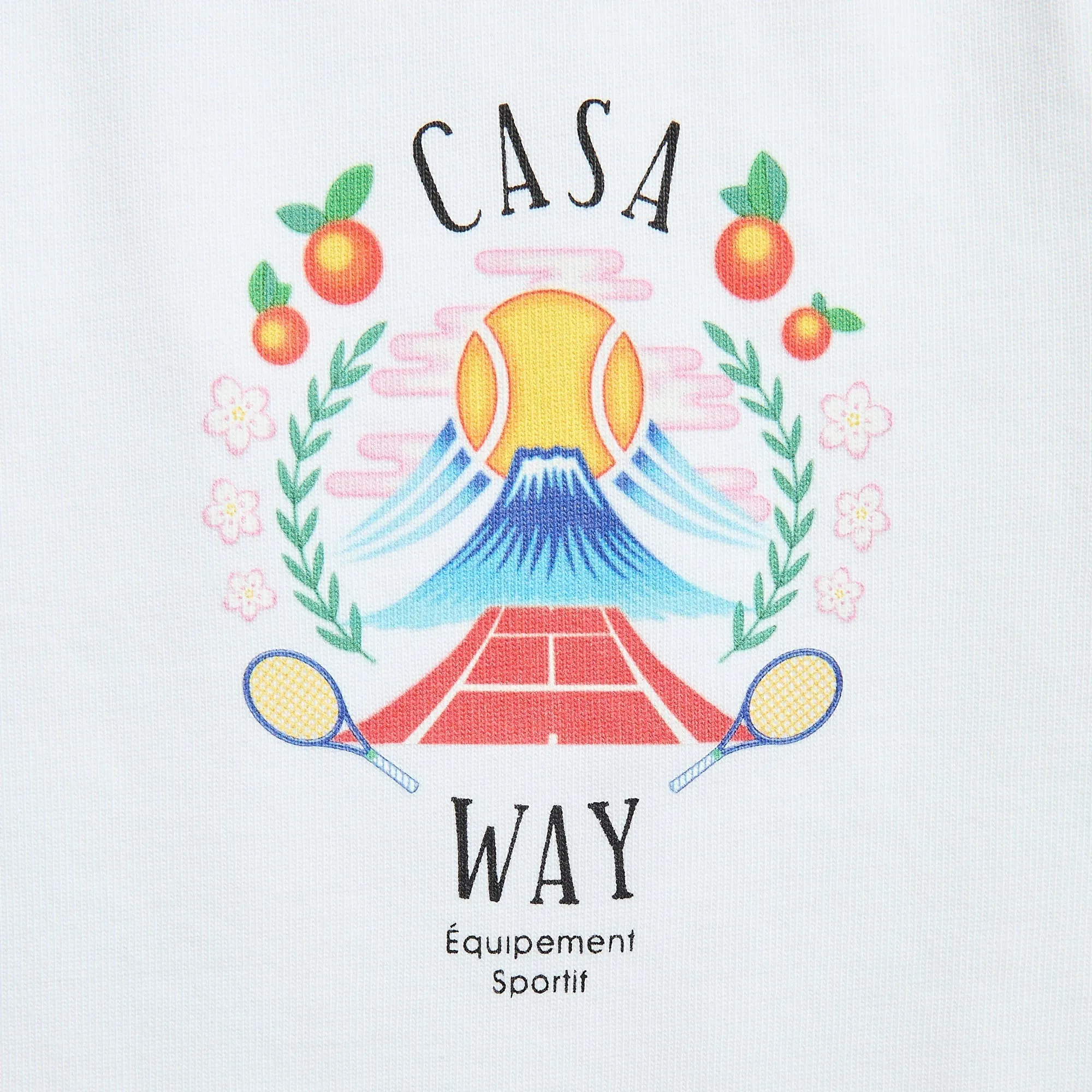 Casablanca Casa Way Mountain Printed Tee - White sold by Kith product image thumbnail 3