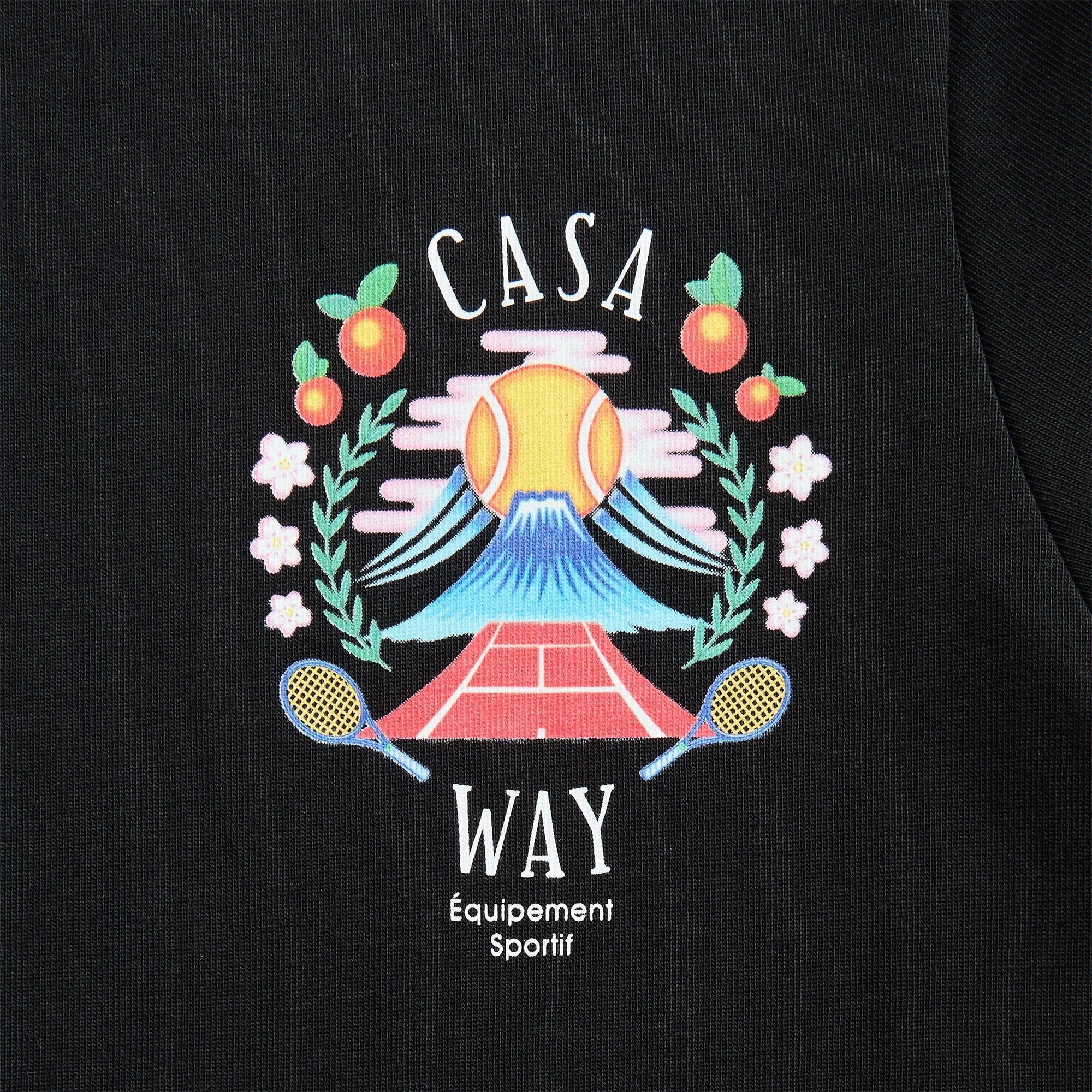 Casablanca Casa Way Mountain Printed Tee - Black sold by Kith product image thumbnail 3