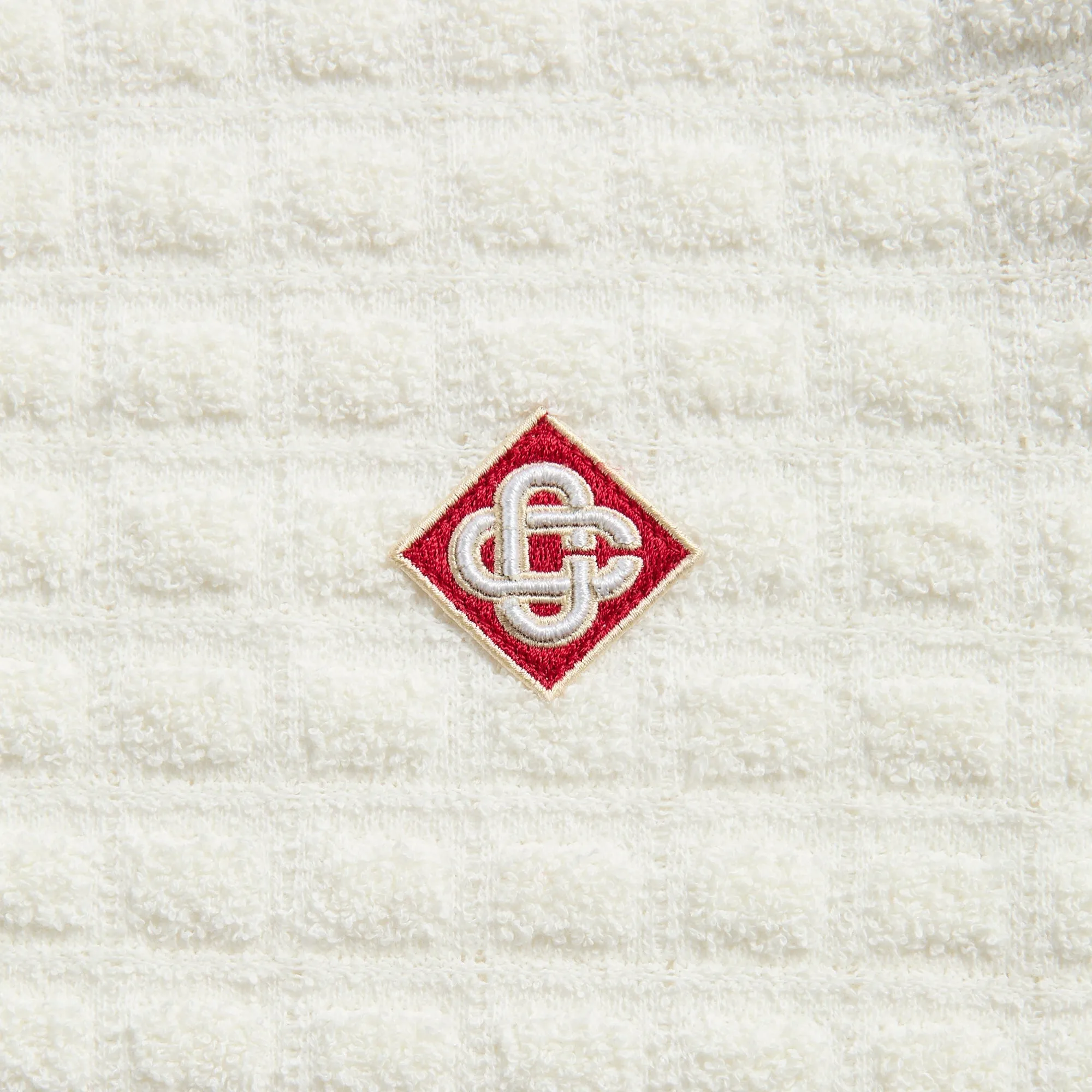 Casablanca Boucle Polo - White sold by Kith product image thumbnail 3