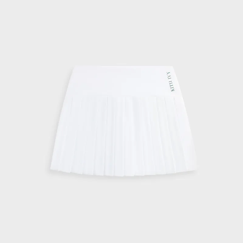 Kith Ivy for Wilson Women's Eastside Tennis Mini Skirt - White sold by Kith