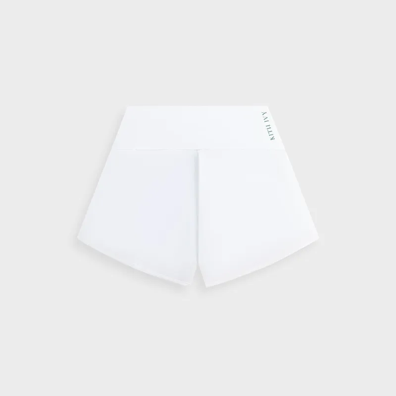 Kith Ivy for Wilson Women's Lined Split Court Short - White sold by Kith