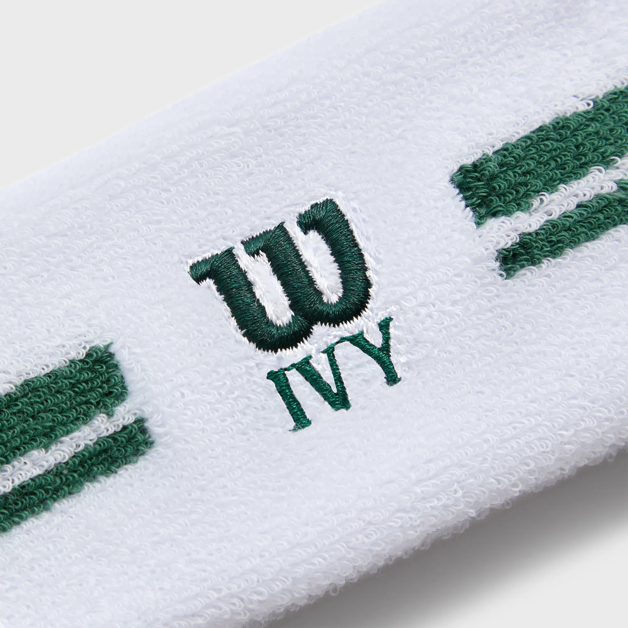 Kith Ivy for Wilson Terry Stripe Headband - White sold by Kith product image thumbnail 3