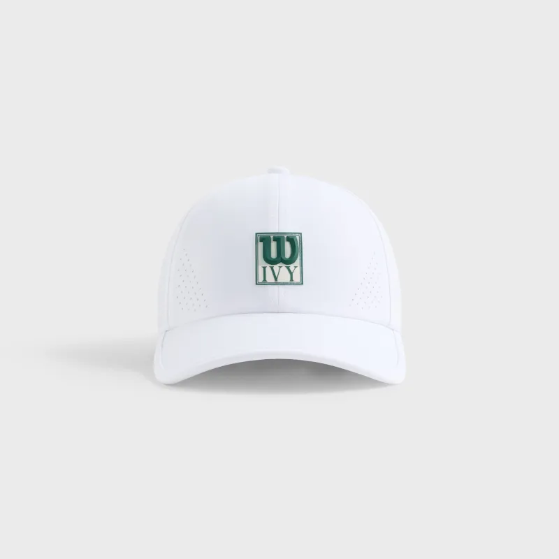 Kith Ivy for Wilson Laser Cut Perforated Cap - White sold by Kith