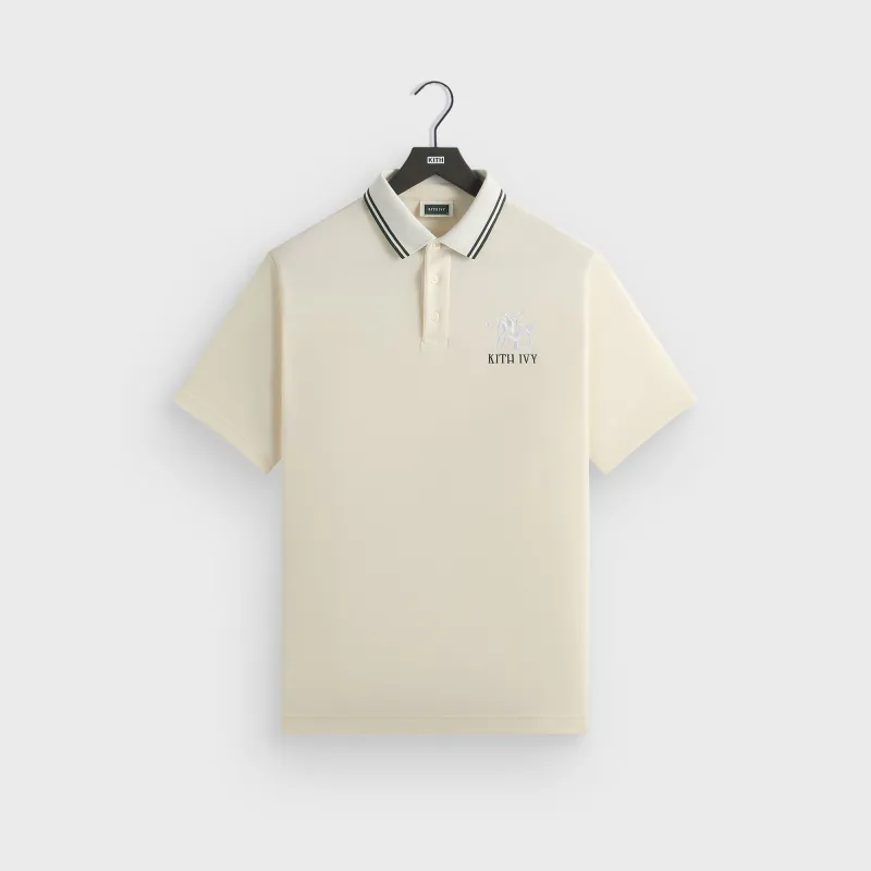 Kith Ivy Tipped Polo - Sandrift sold by Kith
