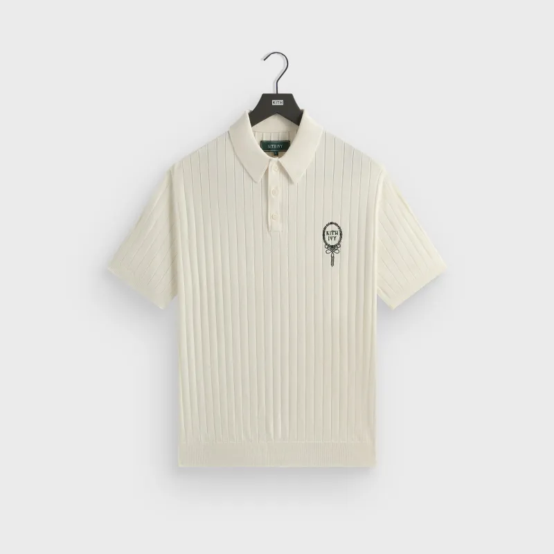Kith Micro Waffle Drew Polo - Quicksand | Parallel