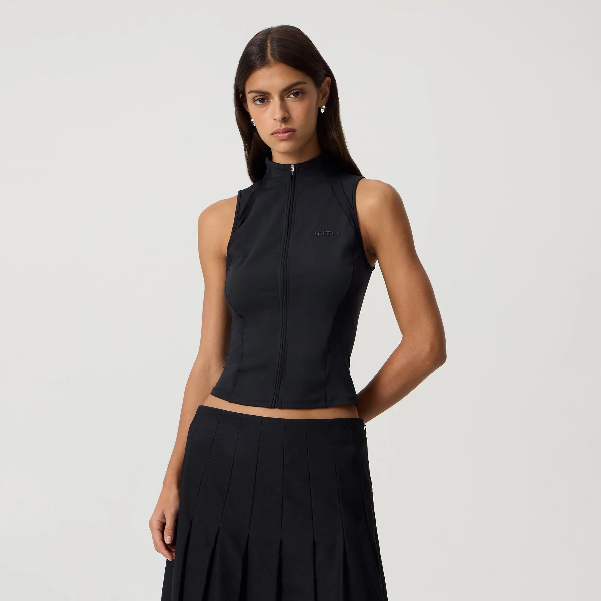 Kith Women Miyo Active Panelled Tank - Black sold by Kith product image thumbnail 2