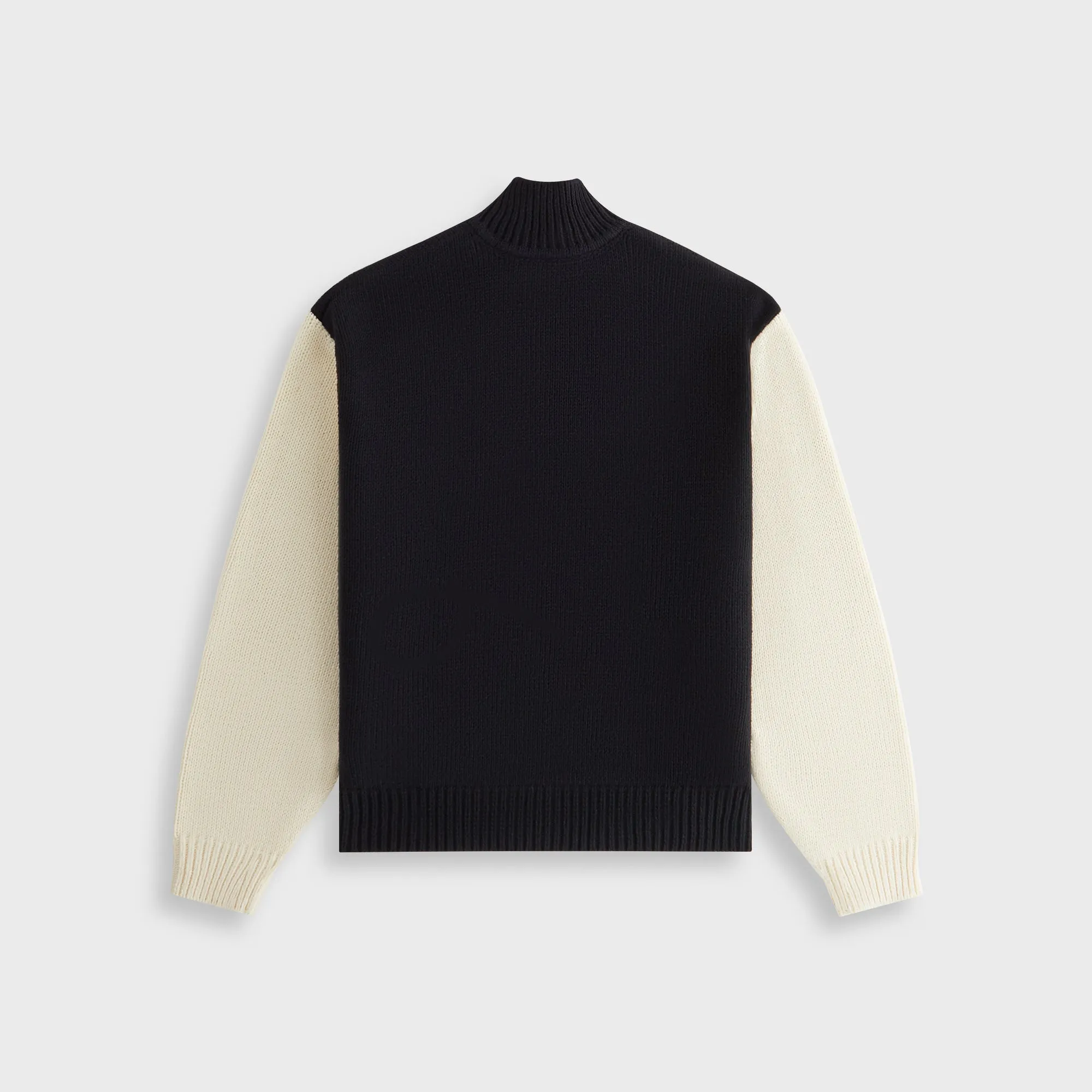 Kith Women Oversized Wyler Full Zip Crest Sweater - Black sold by Kith product image thumbnail 3