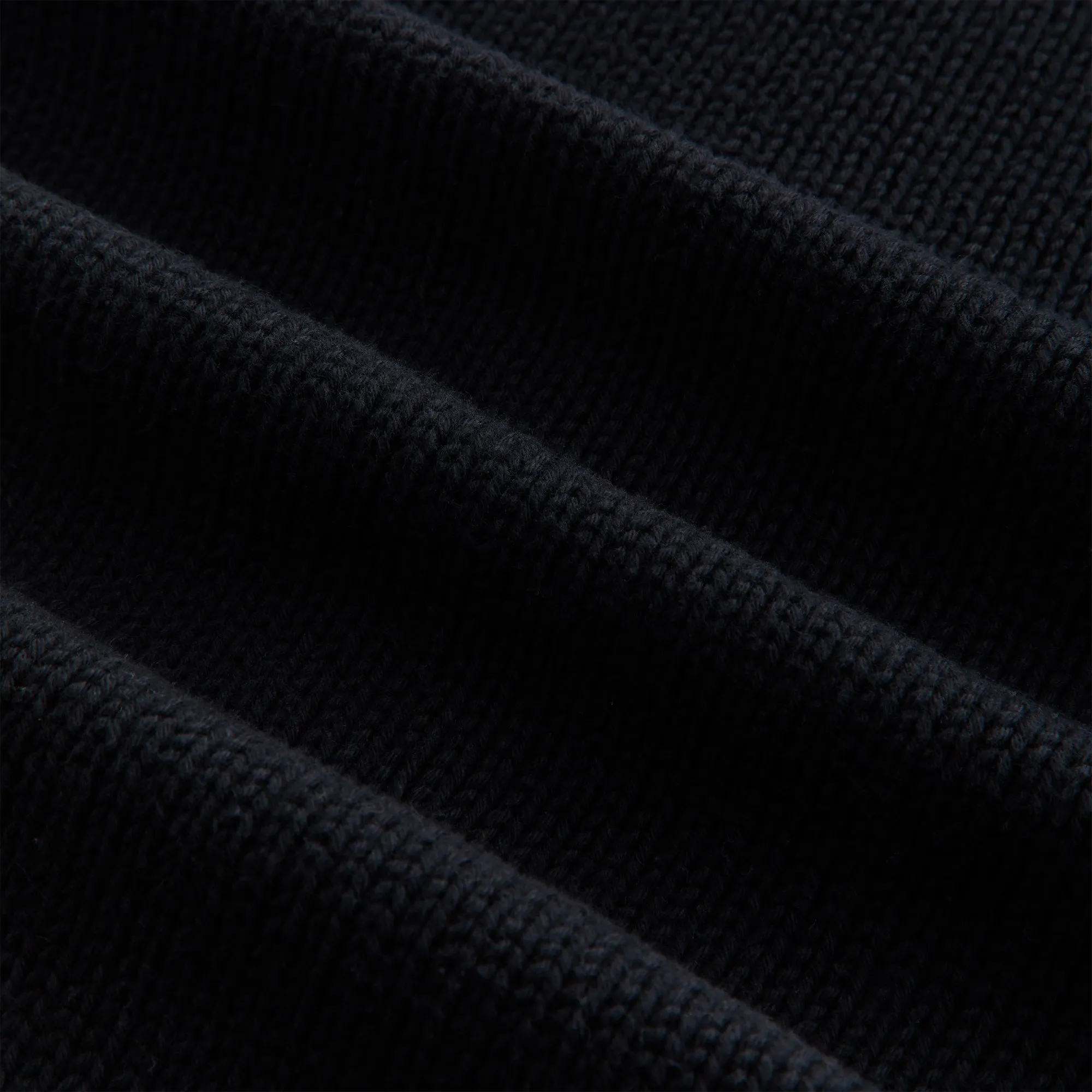 Kith Women Oversized Wyler Full Zip Crest Sweater - Black sold by Kith product image thumbnail 5