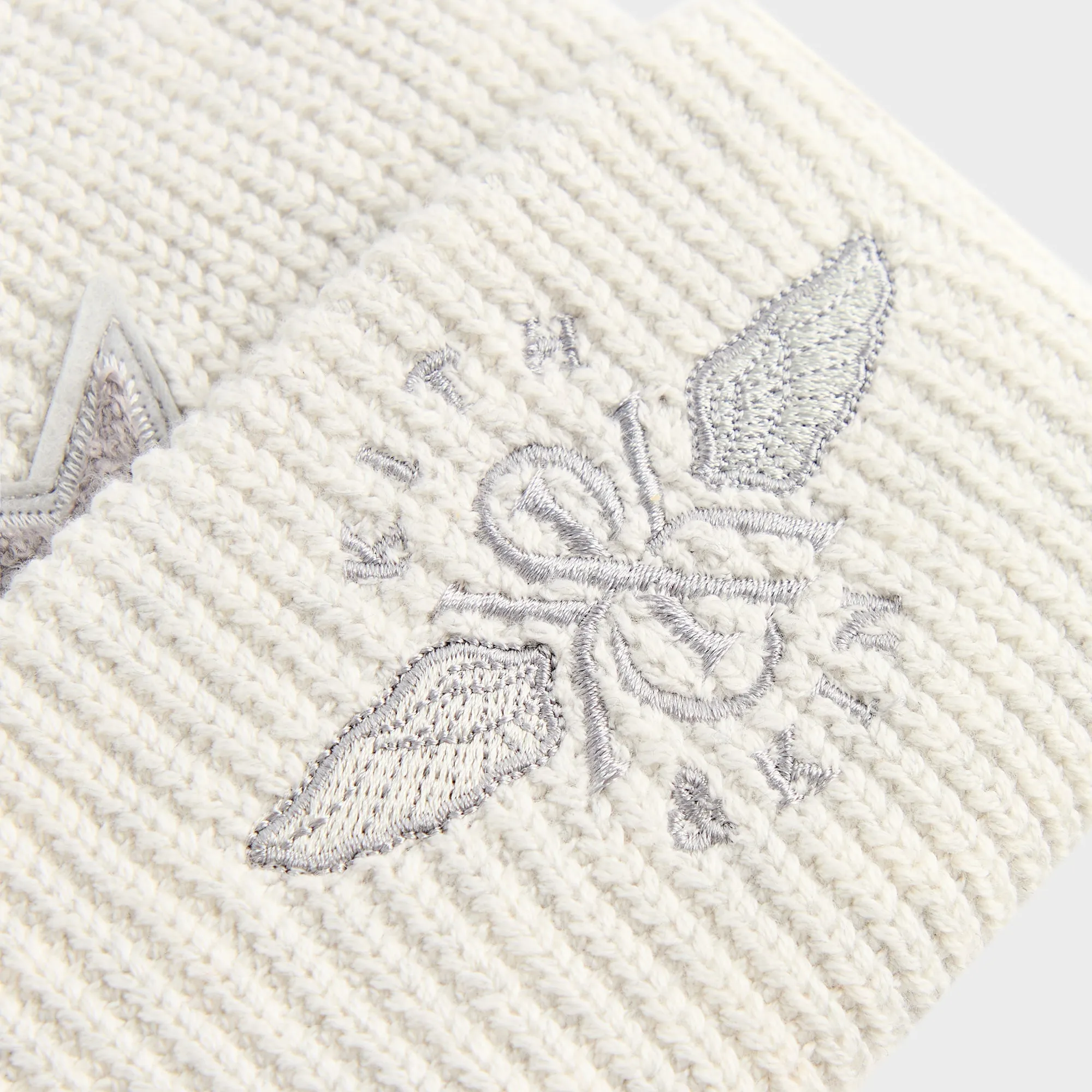 Kith Women Mia Beanie With Patches - Light Heather Grey sold by Kith product image thumbnail 5