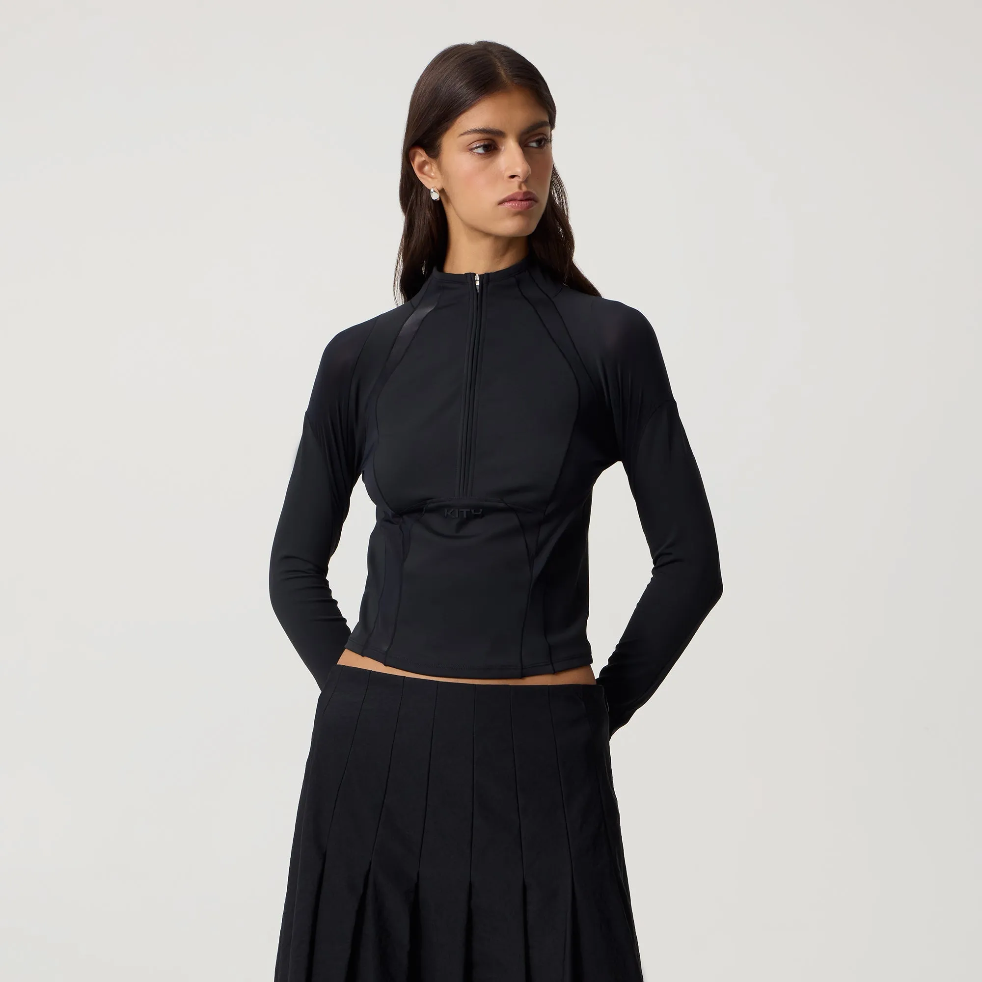 Kith Women Mori Active Panelled Long Sleeve - Black sold by Kith product image thumbnail 2