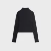 Kith Women Mori Active Panelled Long Sleeve - Black sold by Kith
