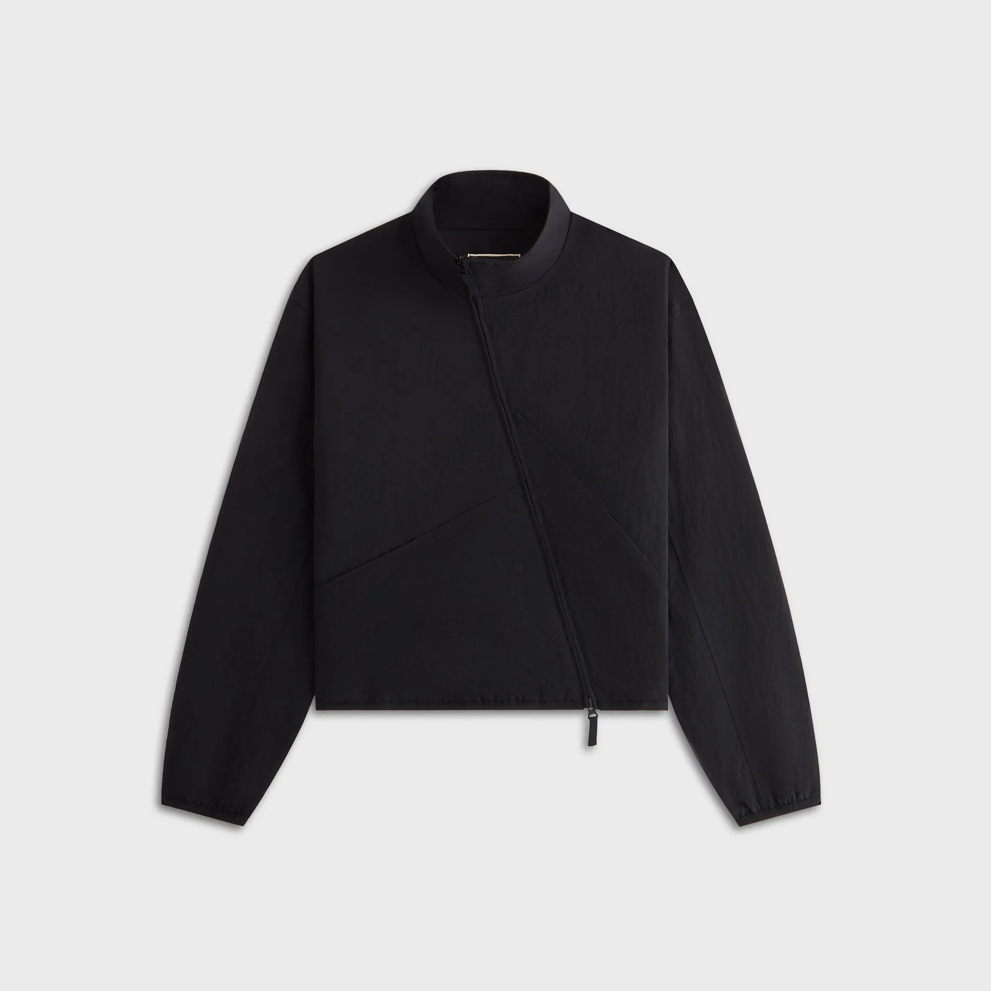 Kith Women Akari Nylon Asymmetrical Jacket - Black sold by Kith