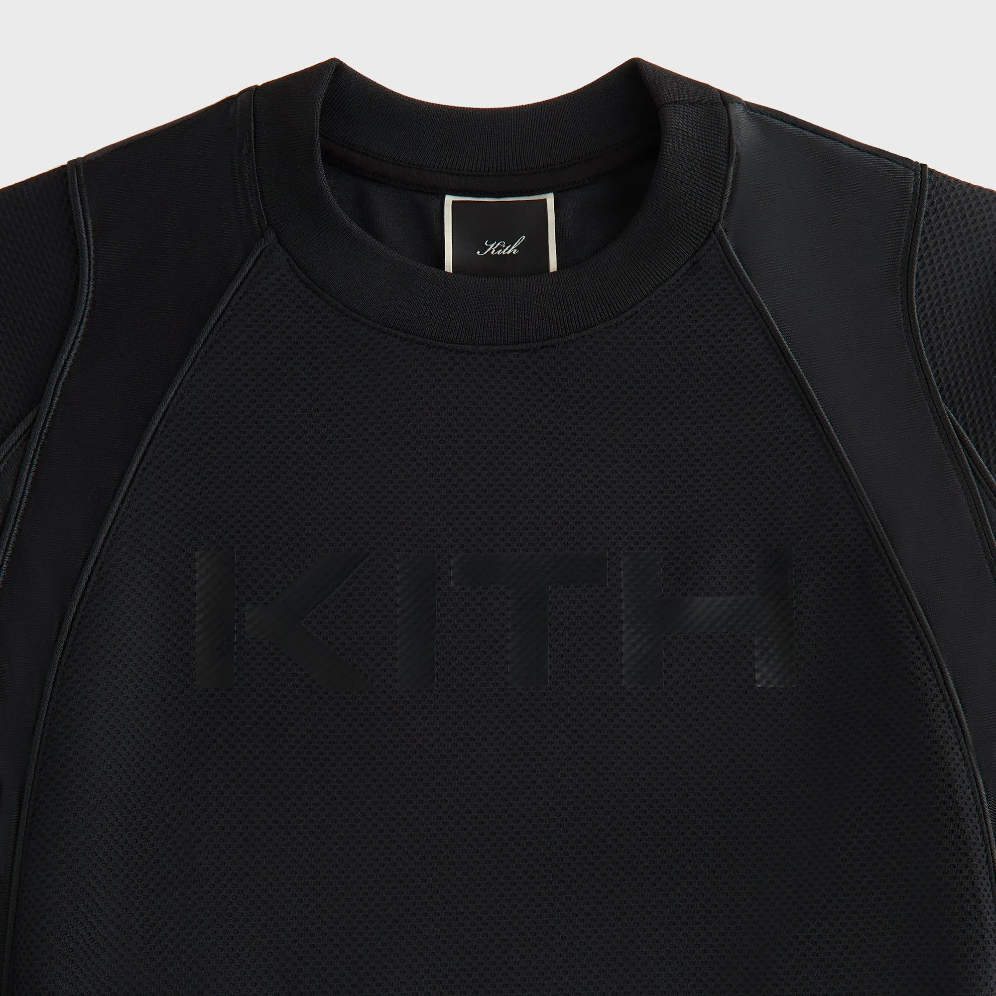 Kith Women Ridley Panelled Tech Long Sleeve - Black sold by Kith product image thumbnail 4