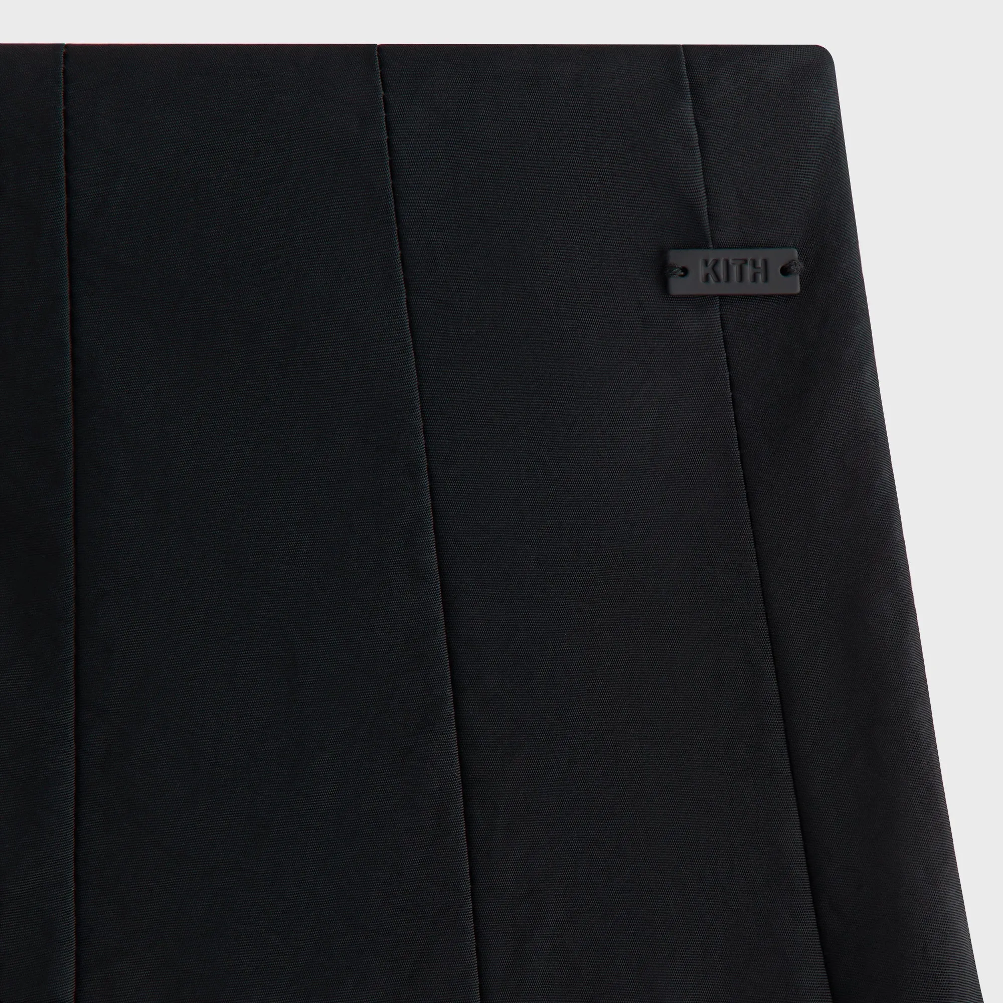 Kith Women Nadira Nylon Pleated Skirt - Black sold by Kith product image thumbnail 4