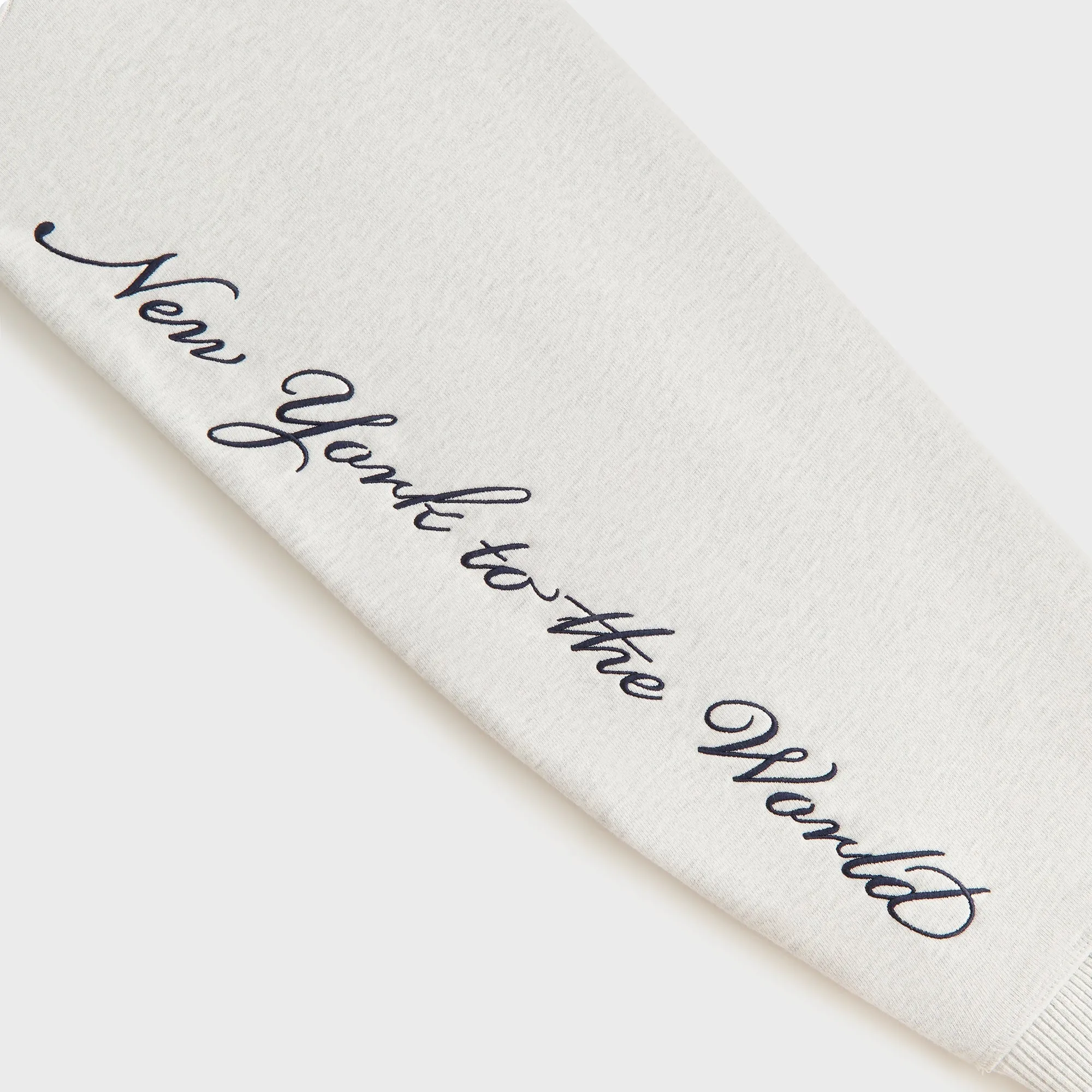 Kith Women Ashwin NY to the World Crewneck - Light Heather Grey sold by Kith product image thumbnail 5