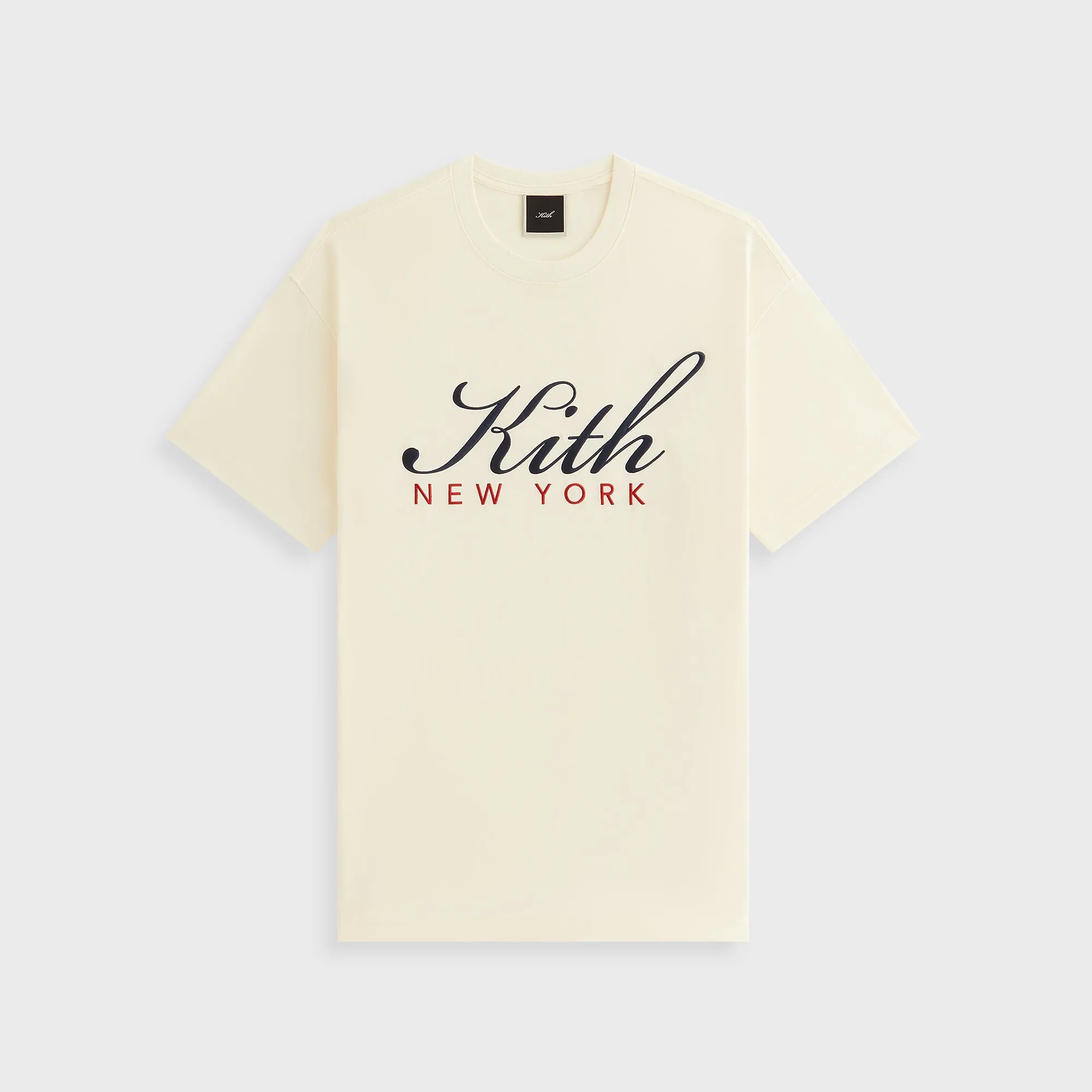 Kith Women Vintage Script NY Tee - Sandrift sold by Kith