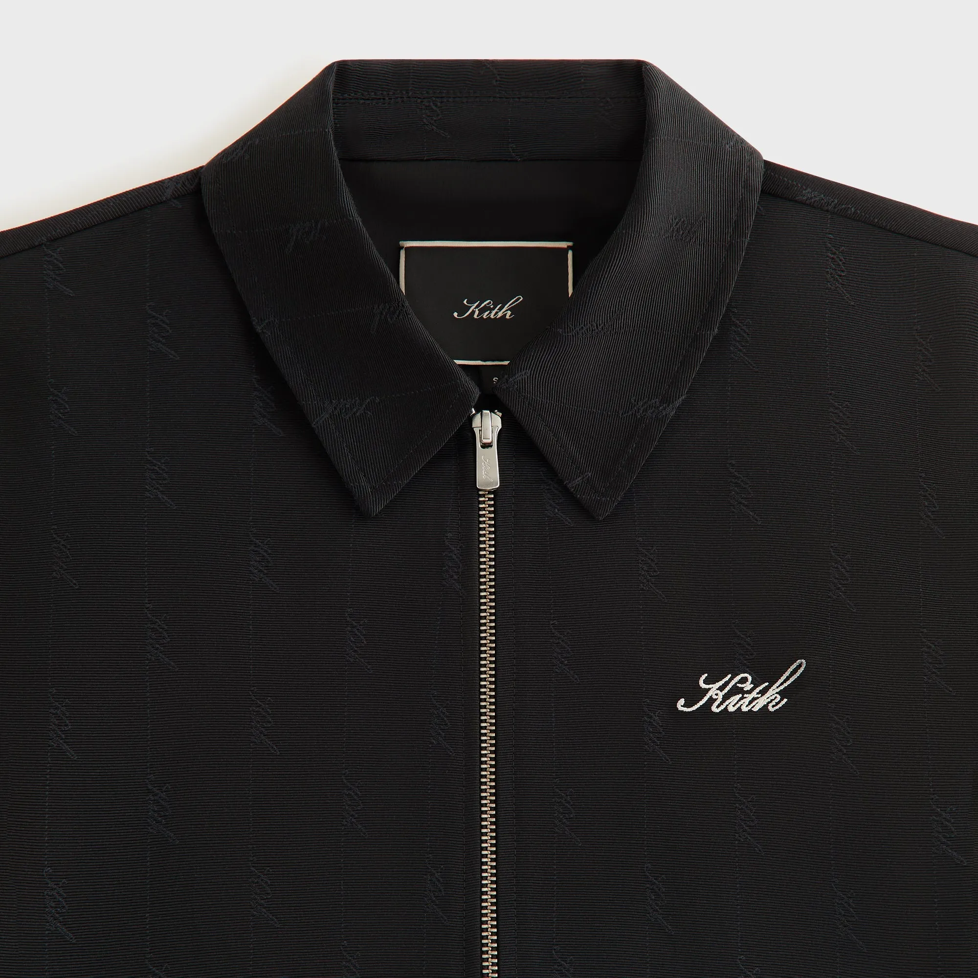 Kith Women Corwin Script Faille Jacket - Black sold by Kith product image thumbnail 4