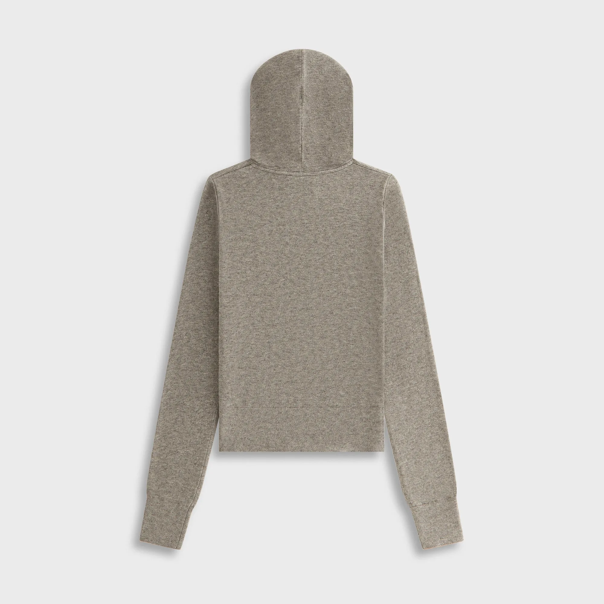 Kith Women Faryn Hooded Zip Sweater - Graphite sold by Kith product image thumbnail 3