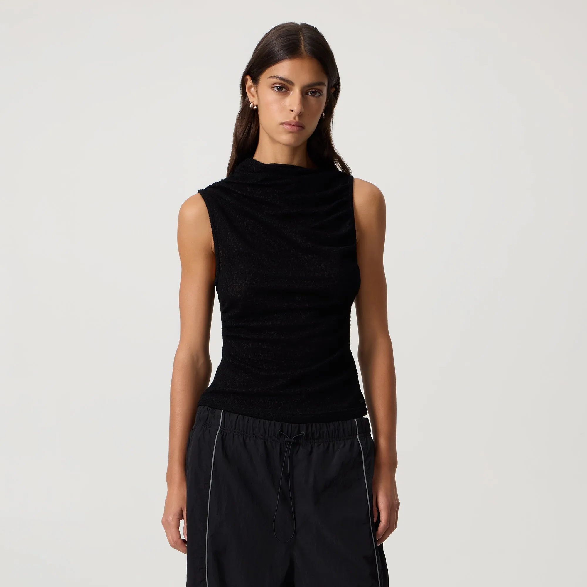 Kith Women Eliah Boucle Tank - Black sold by Kith product image thumbnail 2