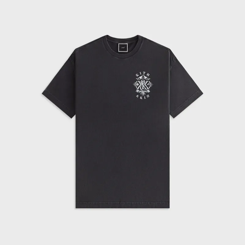 Kith Women Vintage Western Kith & Kin Tee - Black sold by Kith